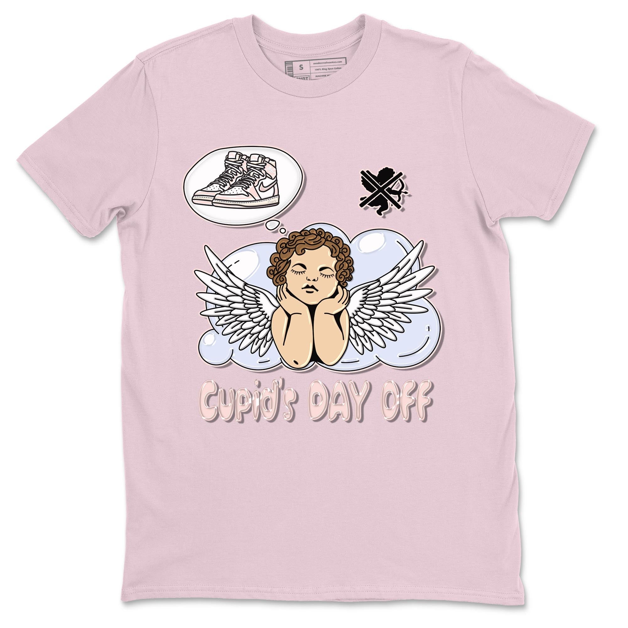 Air Jordan 1 Washed Pink Sneaker Match Tees Cupids Day Off Streetwear Sneaker Shirt AJ1 Washed Pink Sneaker Release Tees Unisex Shirts Pink 2