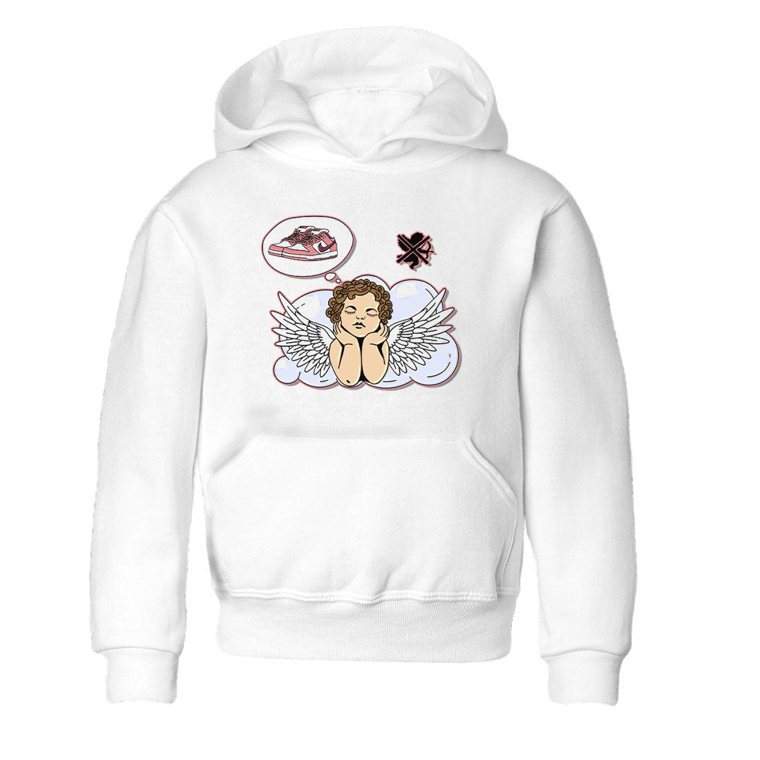 Dunk Valentine's Day shirt to match jordans Cupids Day Off sneaker tees Dunks Valentine's Day Drip Gear Zone baby toddler White 2 cotton Shirt
