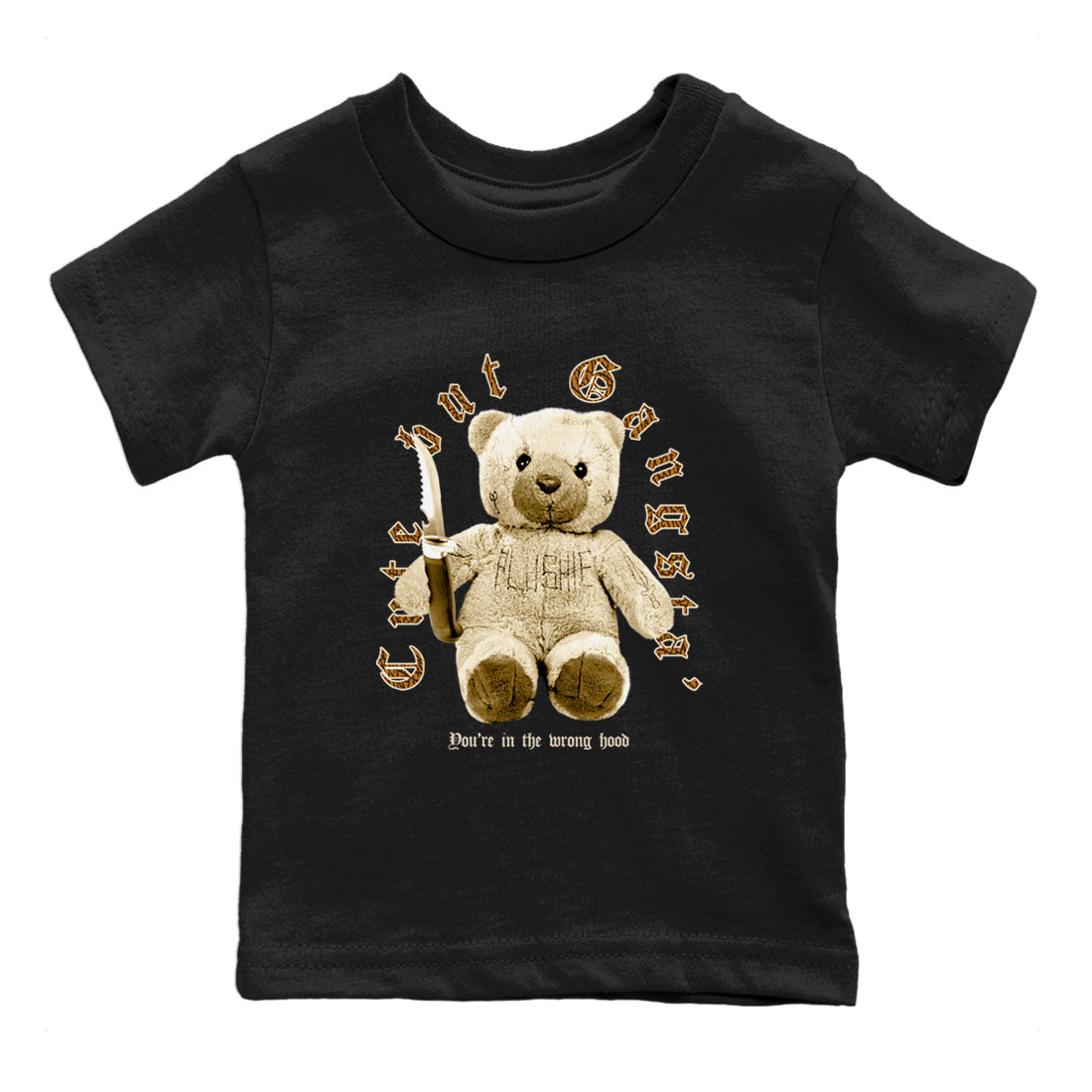 Jordan 3 Retro Palomino Sneaker Matching T-Shirt Cute Gangsta Streetwear Sneaker Shirt Air Jordan 3 Palomino Sneaker Release Tees Kids Shirts Black 2