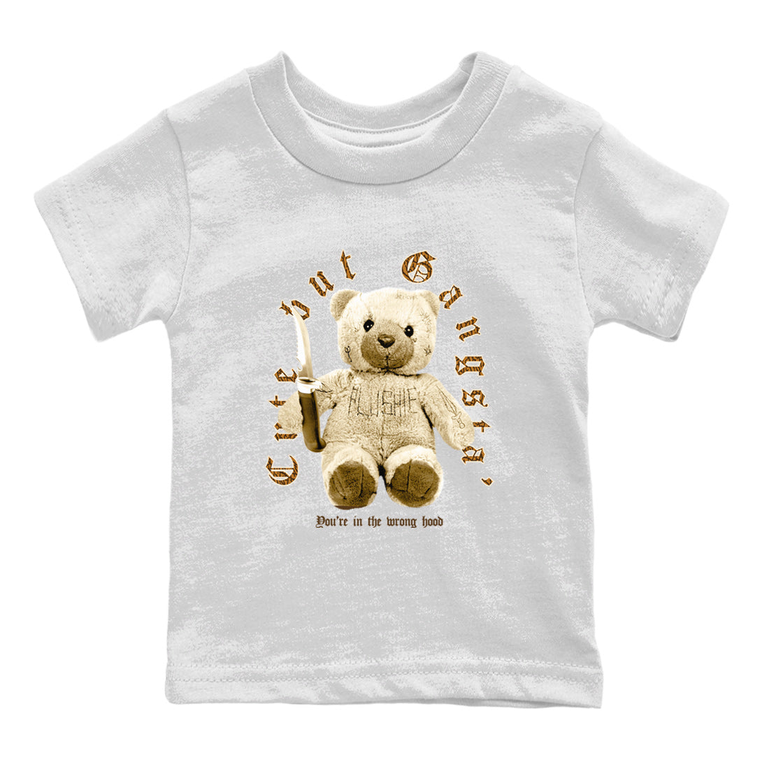 Jordan 3 Retro Palomino Sneaker Matching T-Shirt Cute Gangsta Streetwear Sneaker Shirt Air Jordan 3 Palomino Sneaker Release Tees Kids Shirts White 2