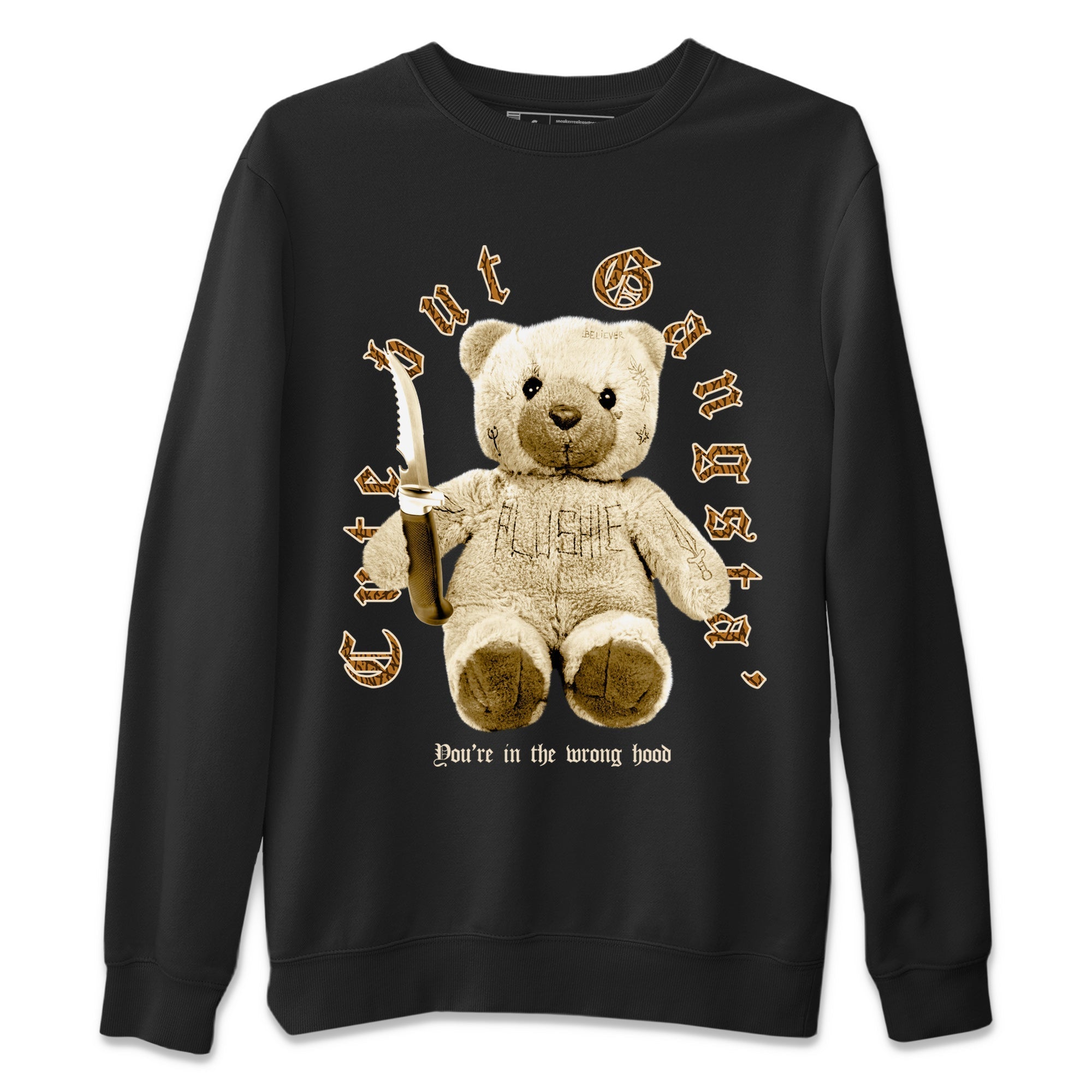 Jordan 3 Retro Palomino Sneaker Matching T-Shirt Cute Gangsta Streetwear Sneaker Shirt Air Jordan 3 Palomino Sneaker Release Tees Unisex Shirts Black 2