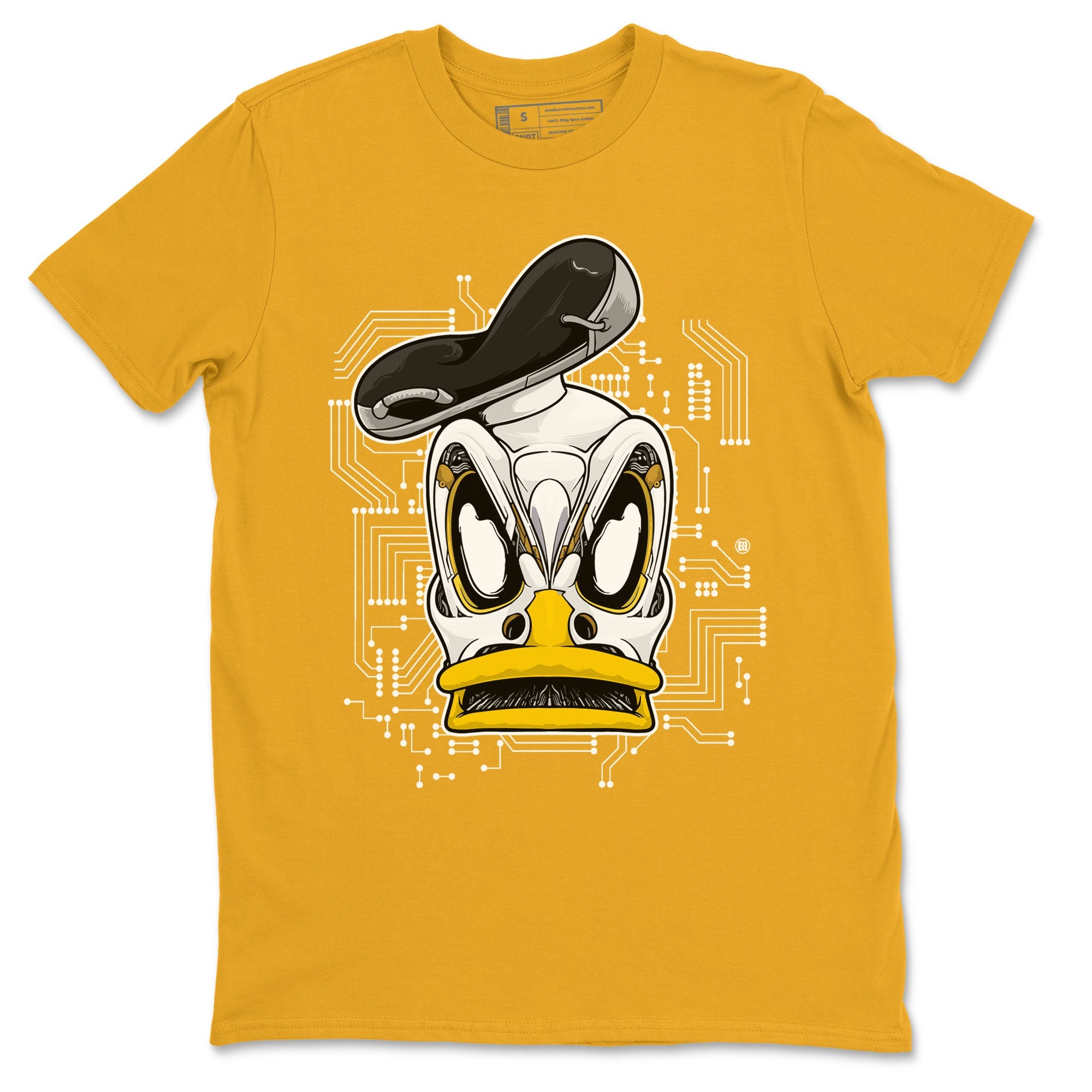 1s Yellow Ochre shirt to match jordans Cyber Duck sneaker tees Air Jordan 1 High OG Yellow Ochre Drip Gear Zone unisex cotton Gold 2 crew neck shirt