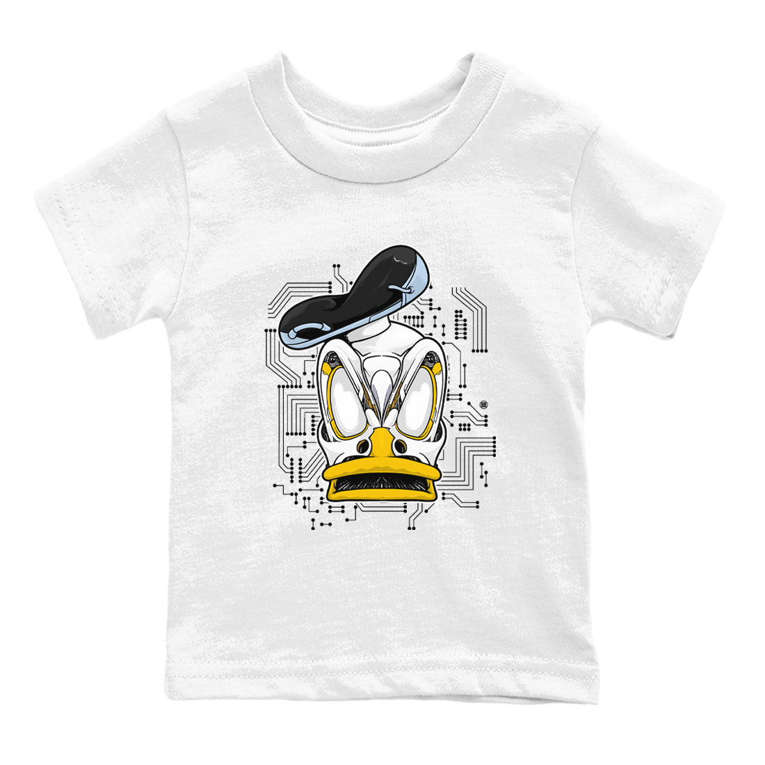 AJ6 Yellow Ochre shirt to match jordans Cyber Duck sneaker tees Air Jordan 6 Yellow Ochre Drip Gear Zone baby toddler White 2 cotton Shirt