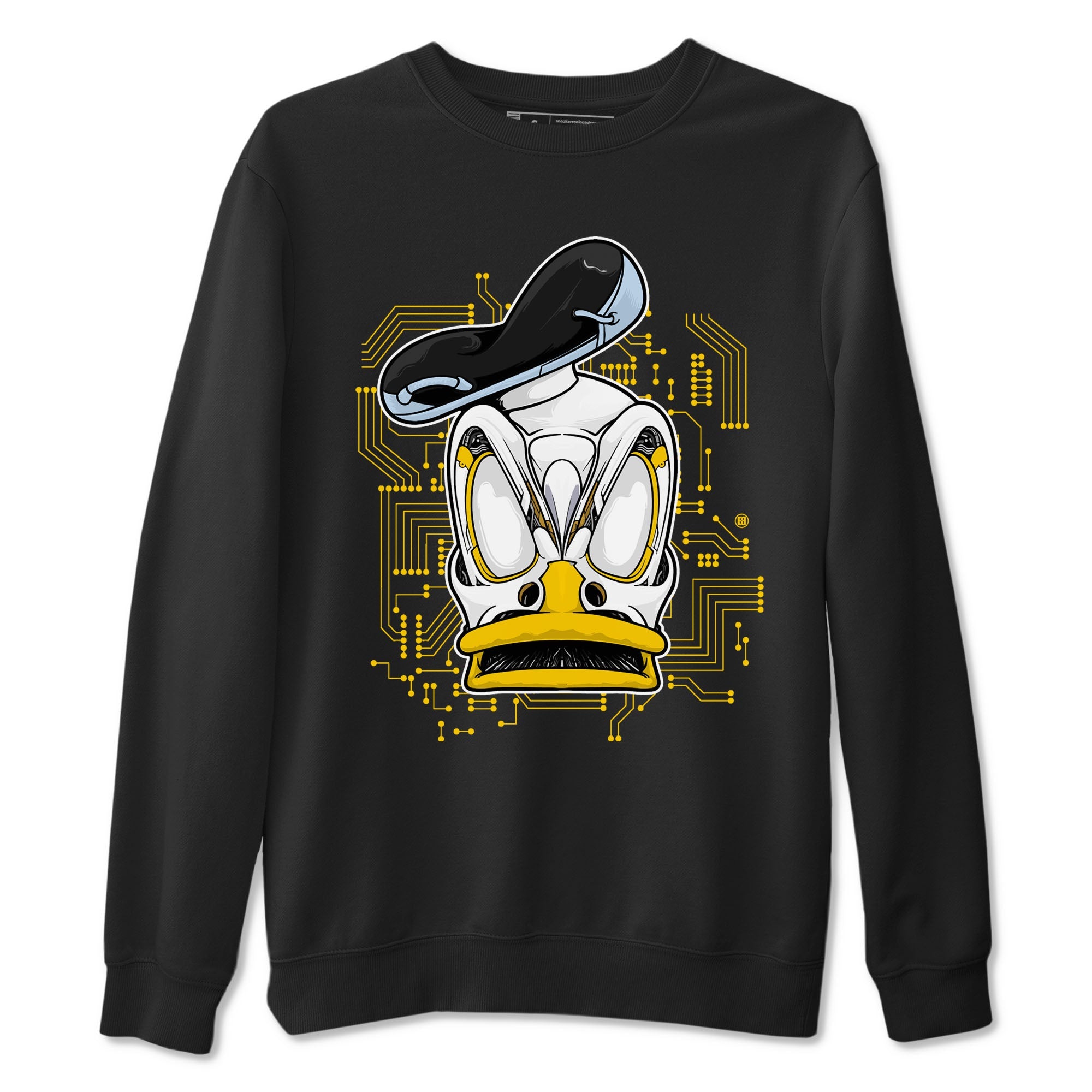 AJ6 Yellow Ochre shirt to match jordans Cyber Duck sneaker tees Air Jordan 6 Yellow Ochre Drip Gear Zone unisex cotton Black 2 crew neck shirt