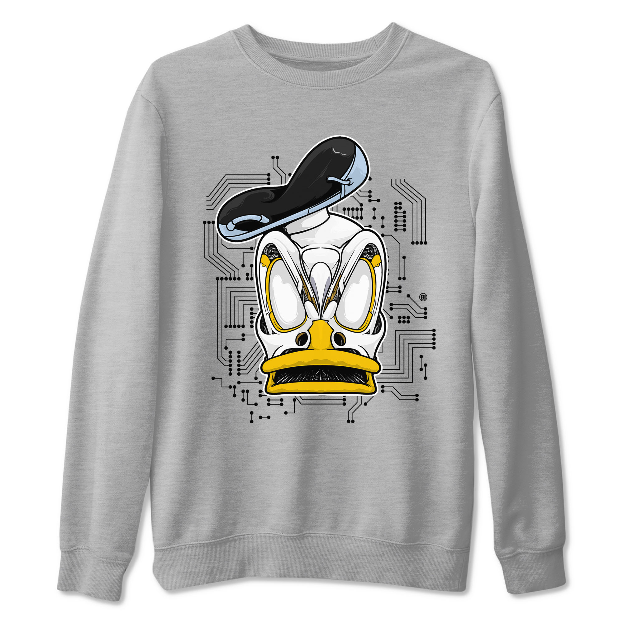 AJ6 Yellow Ochre shirt to match jordans Cyber Duck sneaker tees Air Jordan 6 Yellow Ochre Drip Gear Zone unisex cotton Heather Grey 2 crew neck shirt