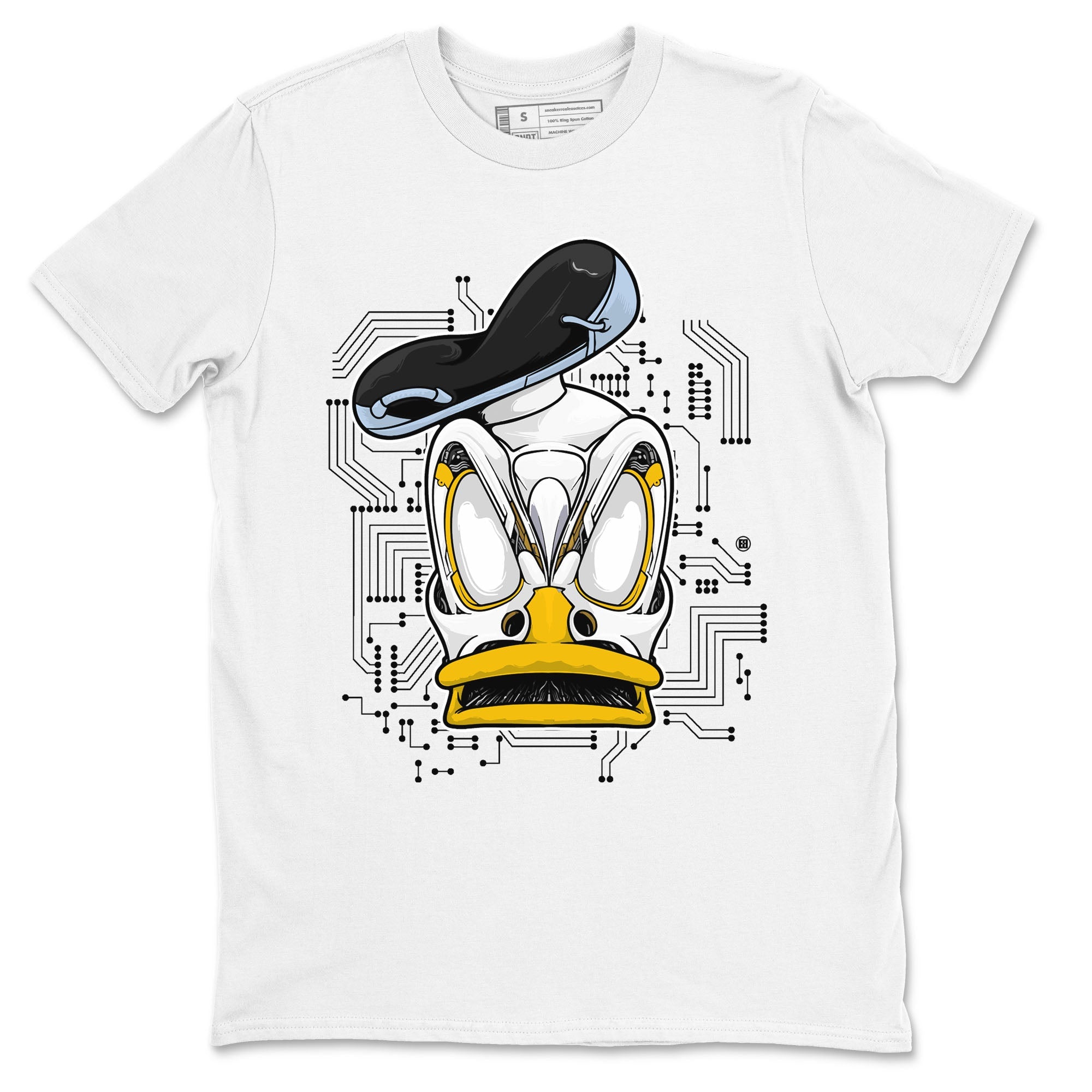 AJ6 Yellow Ochre shirt to match jordans Cyber Duck sneaker tees Air Jordan 6 Yellow Ochre Drip Gear Zone unisex cotton White 2 crew neck shirt