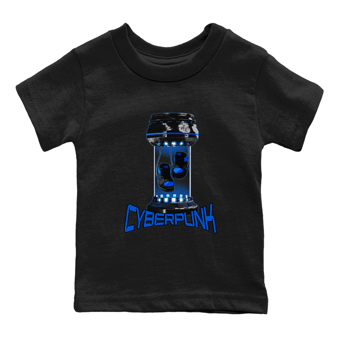 1sRoyal Reimagined shirt to match jordans Cyberpunk sneaker tees 1sRoyal Reimagined Drip Gear Zone Kids Baby Toddler sneaker shirts Black 2 T-Shirt