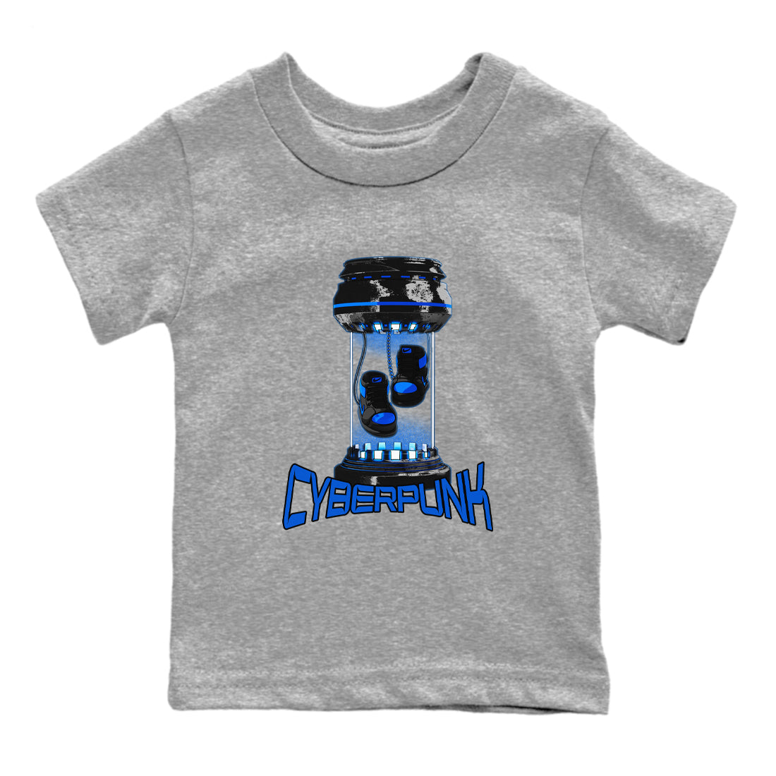 1sRoyal Reimagined shirt to match jordans Cyberpunk sneaker tees 1sRoyal Reimagined Drip Gear Zone Kids Baby Toddler sneaker shirts Heather Grey 2 T-Shirt