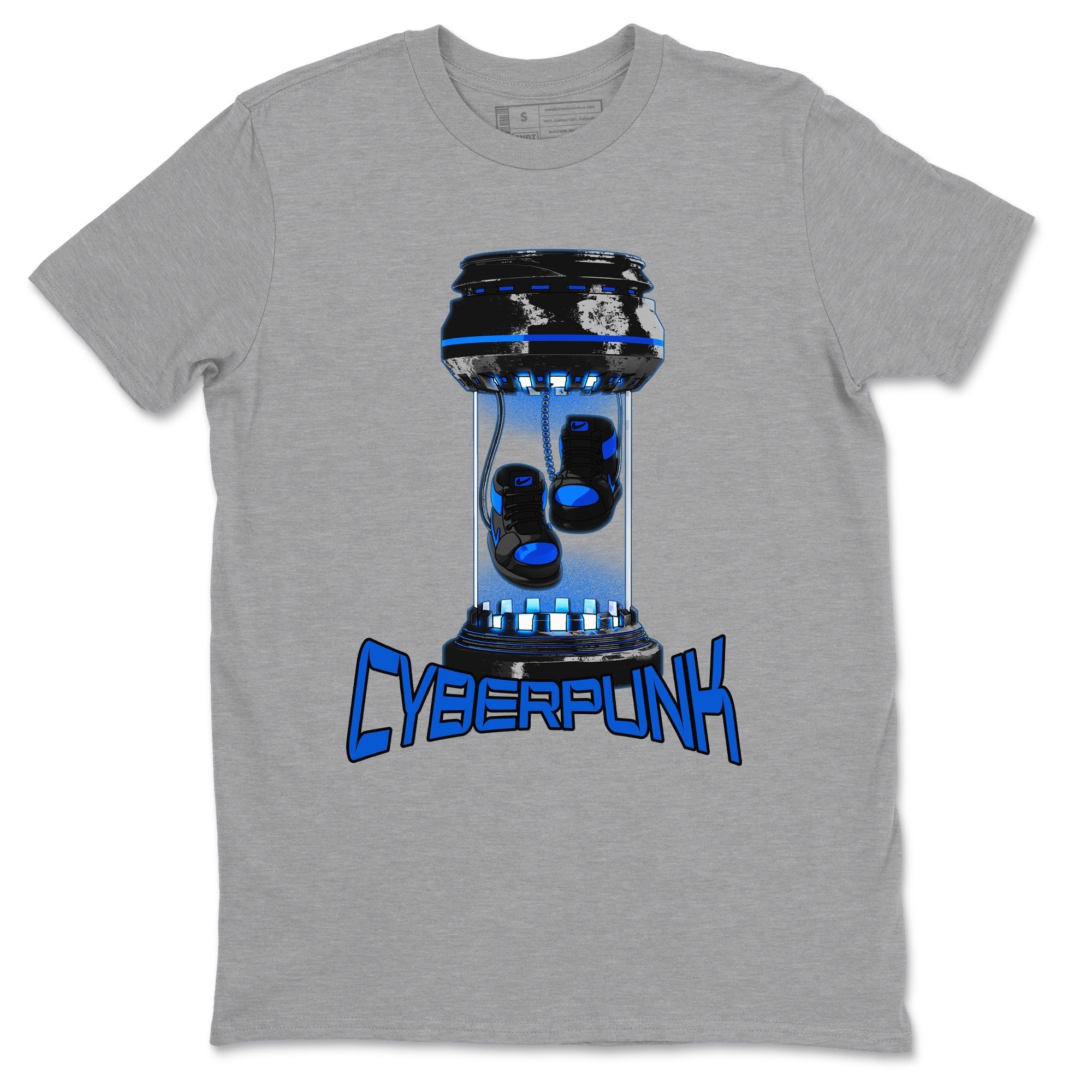 1sRoyal Reimagined shirt to match jordans Cyberpunk sneaker tees 1sRoyal Reimagined Drip Gear Zone Unisex Sneaker Tees and Sneaker Match T-Shirt Heather Grey 2 T-Shirt