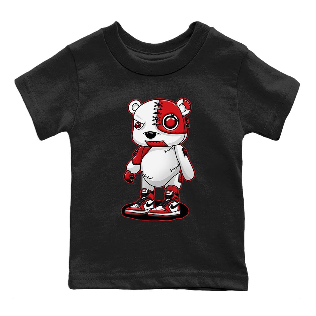 Jordan 1 lost & found Sneaker Matching T-Shirt Cyborg Bear Sneaker Tees Jordan 1 lost & found Sneaker Release Tees Kids Shirts