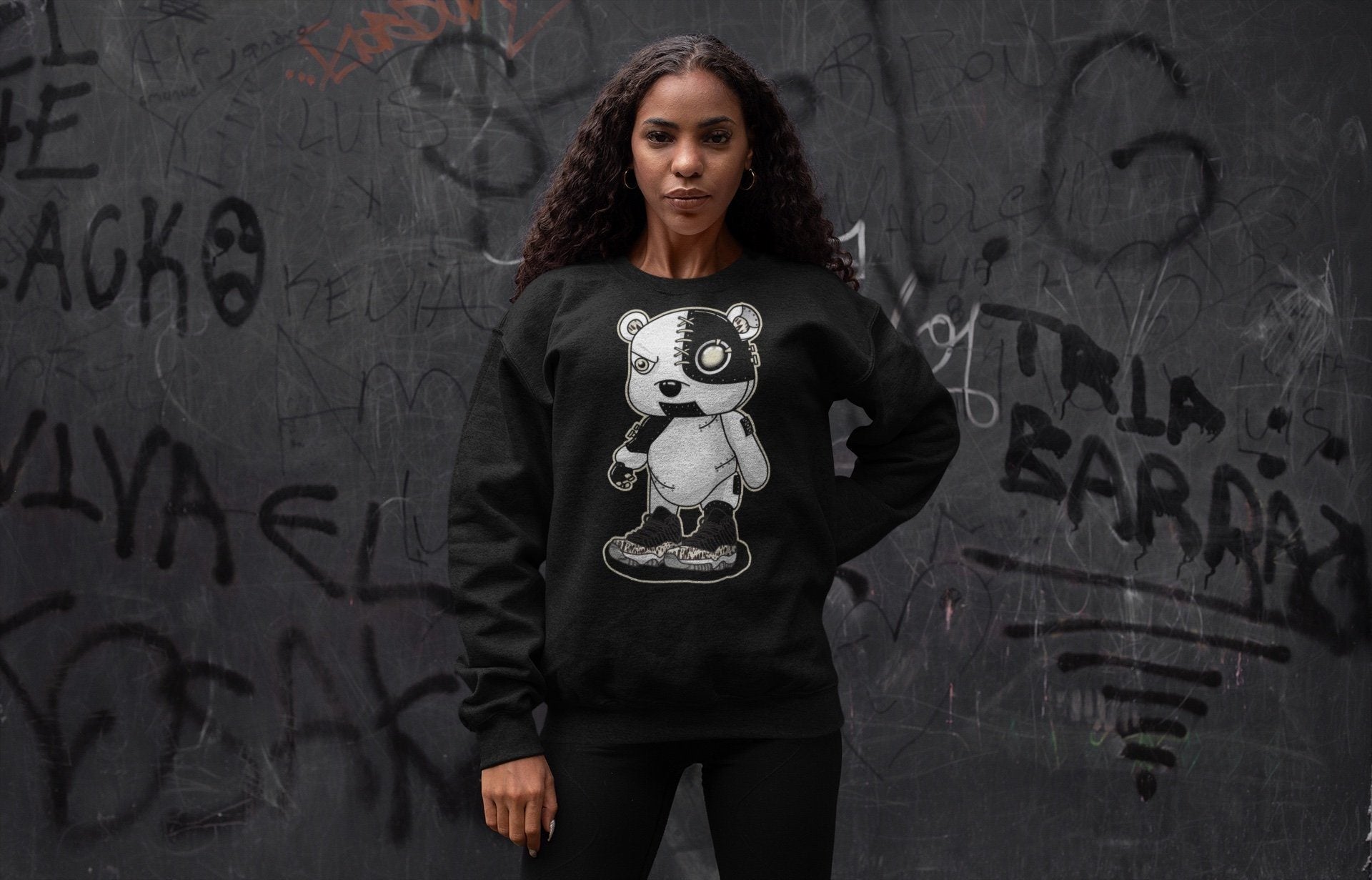 Jordan 11 Animal Instinct Shirt To Match Jordans Cyborg Bear Sneaker Tees Jordan 11 Animal Instinct Drip Gear Zone Sneaker Matching Clothing Unisex Shirts