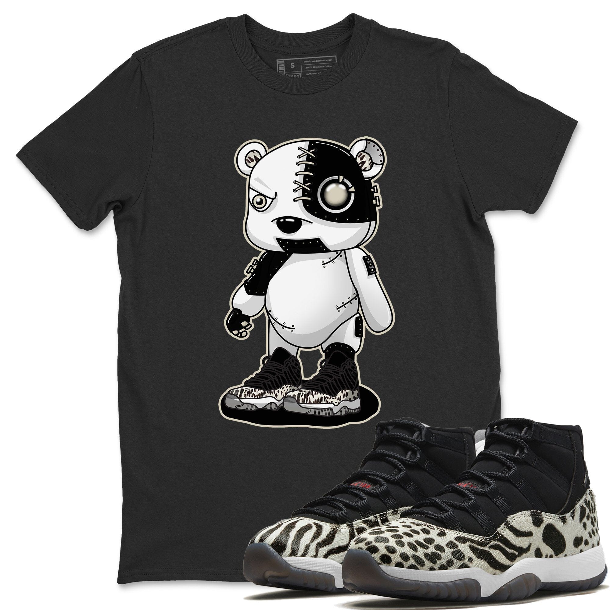 Jordan 11 Animal Instinct Shirt To Match Jordans Cyborg Bear Sneaker Tees Jordan 11 Animal Instinct Drip Gear Zone Sneaker Matching Clothing Unisex Shirts
