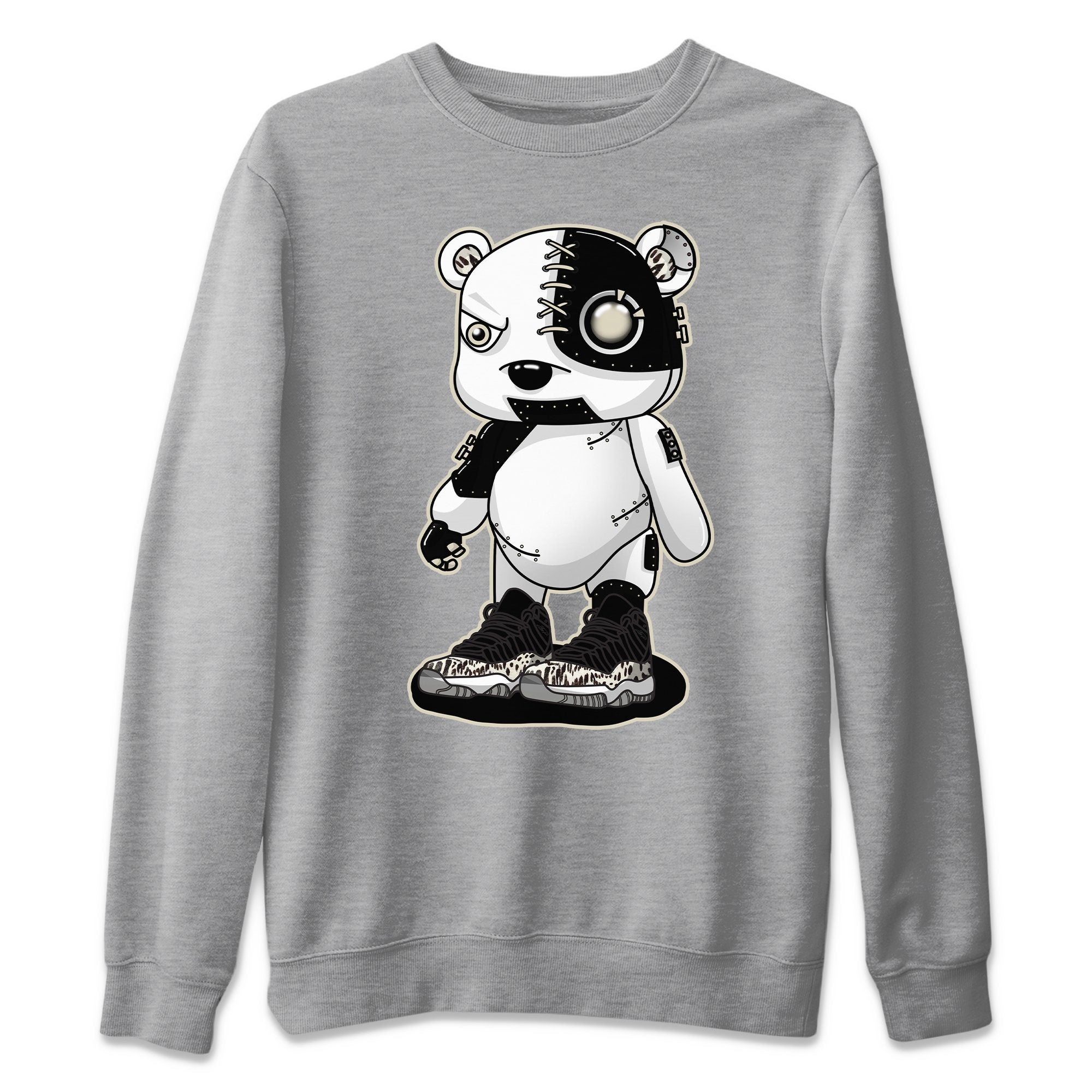 Jordan 11 Animal Instinct Shirt To Match Jordans Cyborg Bear Sneaker Tees Jordan 11 Animal Instinct Drip Gear Zone Sneaker Matching Clothing Unisex Shirts