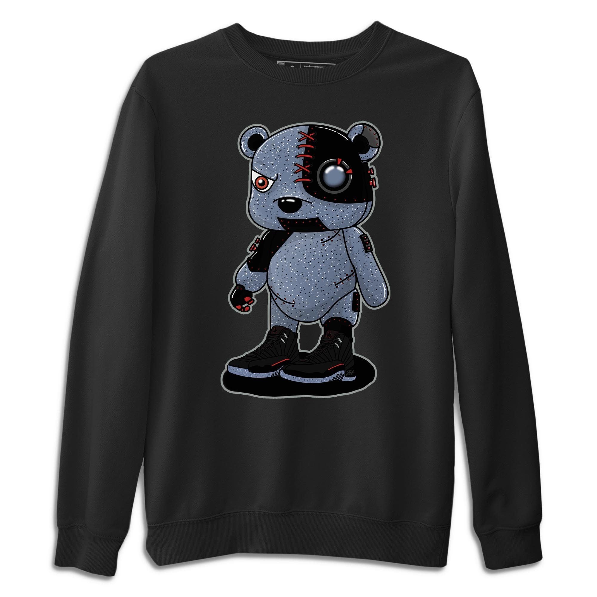 Jordan 12 Grind Shirt To Match Jordans Cyborg Bear Sneaker Tees Jordan 12 Grind Drip Gear Zone Sneaker Matching Clothing Unisex Shirts