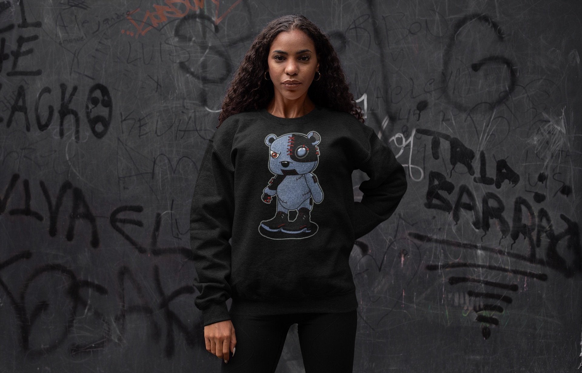 Jordan 12 Grind Shirt To Match Jordans Cyborg Bear Sneaker Tees Jordan 12 Grind Drip Gear Zone Sneaker Matching Clothing Unisex Shirts