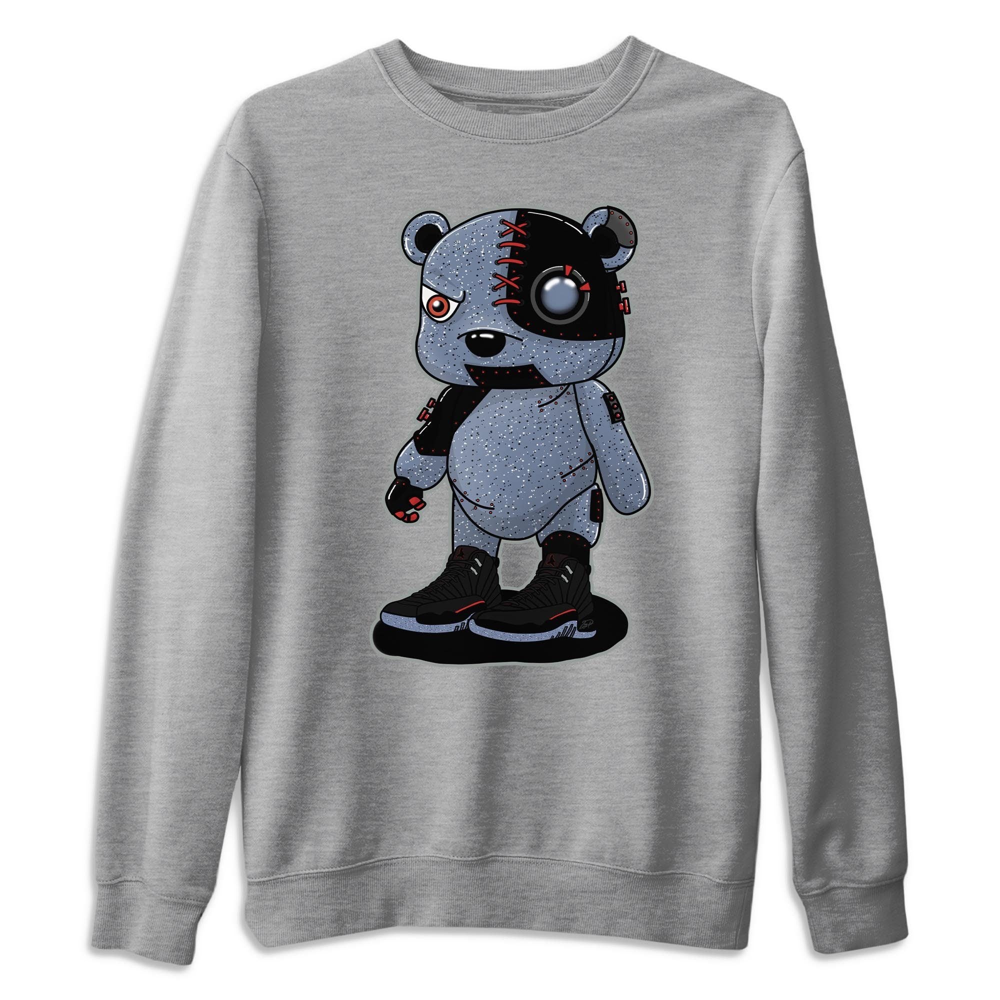 Jordan 12 Grind Shirt To Match Jordans Cyborg Bear Sneaker Tees Jordan 12 Grind Drip Gear Zone Sneaker Matching Clothing Unisex Shirts