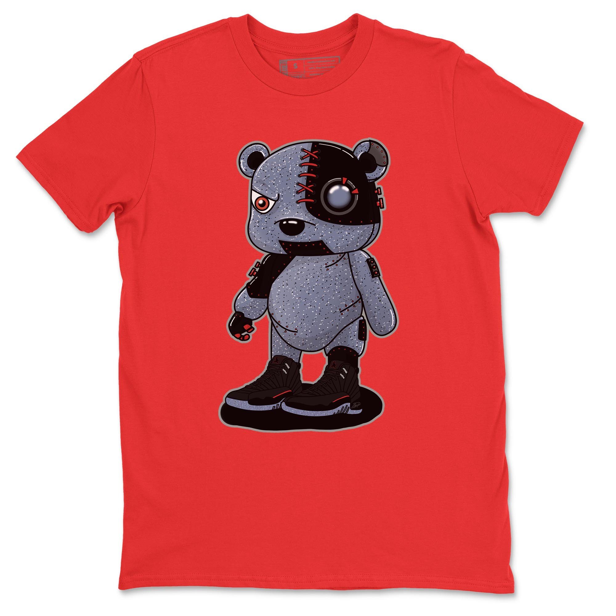 Jordan 12 Grind Shirt To Match Jordans Cyborg Bear Sneaker Tees Jordan 12 Grind Drip Gear Zone Sneaker Matching Clothing Unisex Shirts