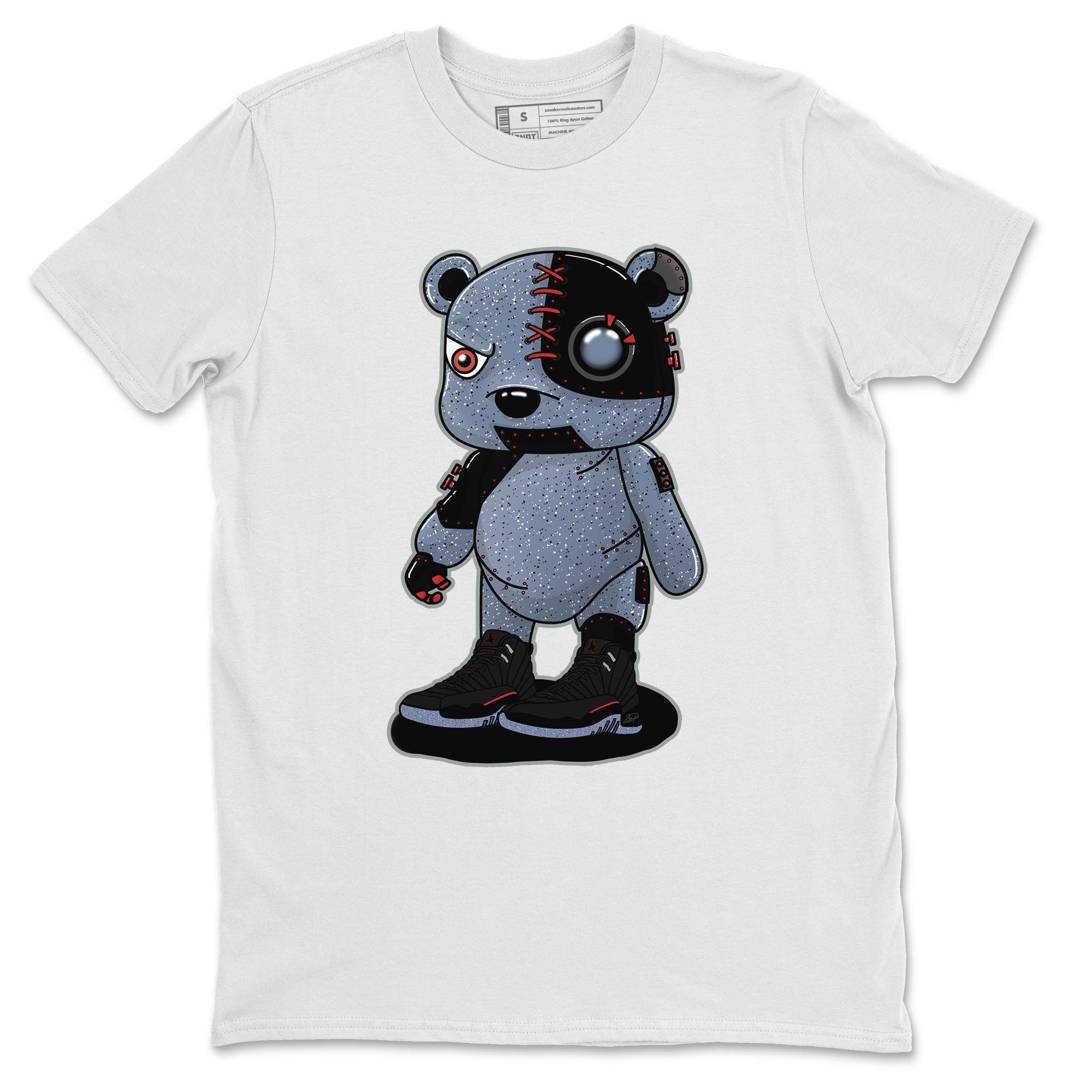 Jordan 12 Grind Shirt To Match Jordans Cyborg Bear Sneaker Tees Jordan 12 Grind Drip Gear Zone Sneaker Matching Clothing Unisex Shirts