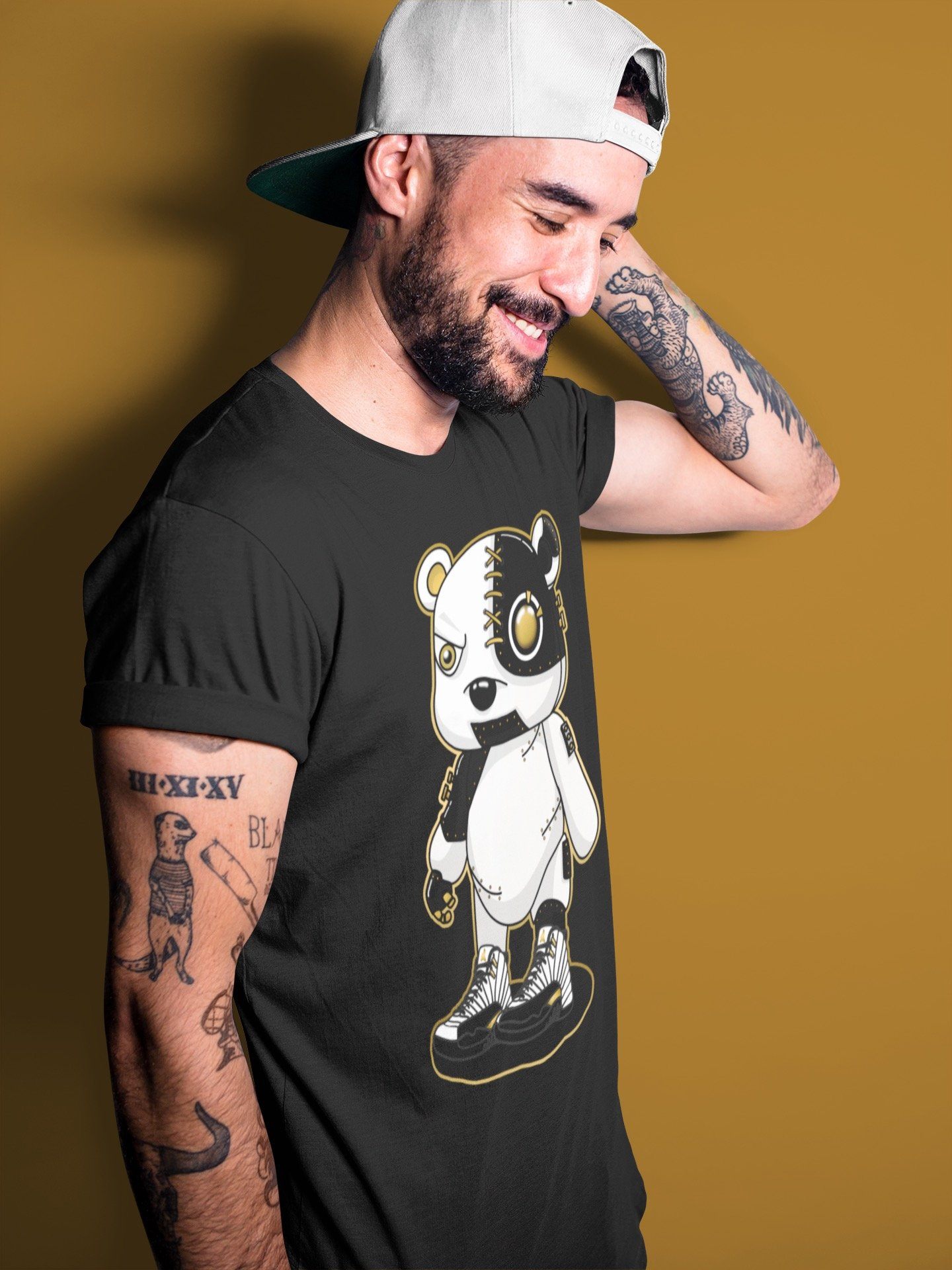 Jordan 12 Royalty Shirt To Match Jordans Cyborg Bear Sneaker Tees Jordan 12 Royalty Drip Gear Zone Sneaker Matching Clothing Unisex Shirts