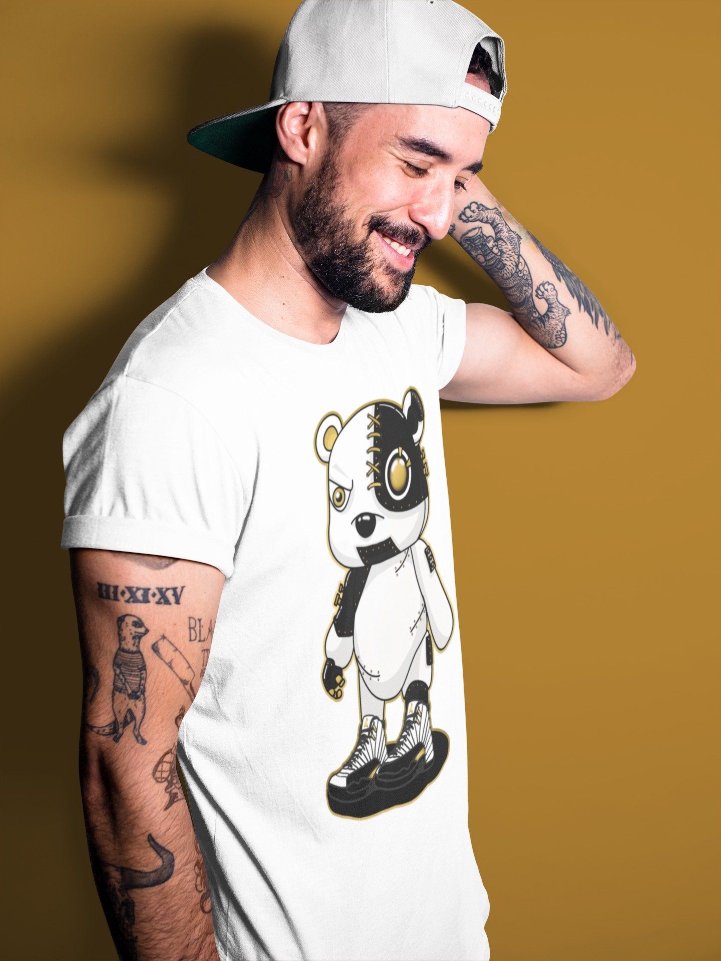 Jordan 12 Royalty Shirt To Match Jordans Cyborg Bear Sneaker Tees Jordan 12 Royalty Drip Gear Zone Sneaker Matching Clothing Unisex Shirts