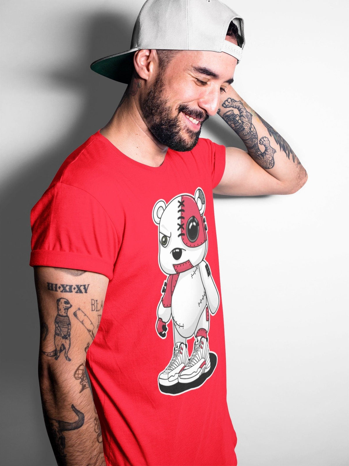 Jordan 12 Twist Shirt To Match Jordans Cyborg Bear Sneaker Tees Jordan 12 Twist Drip Gear Zone Sneaker Matching Clothing Unisex Shirts