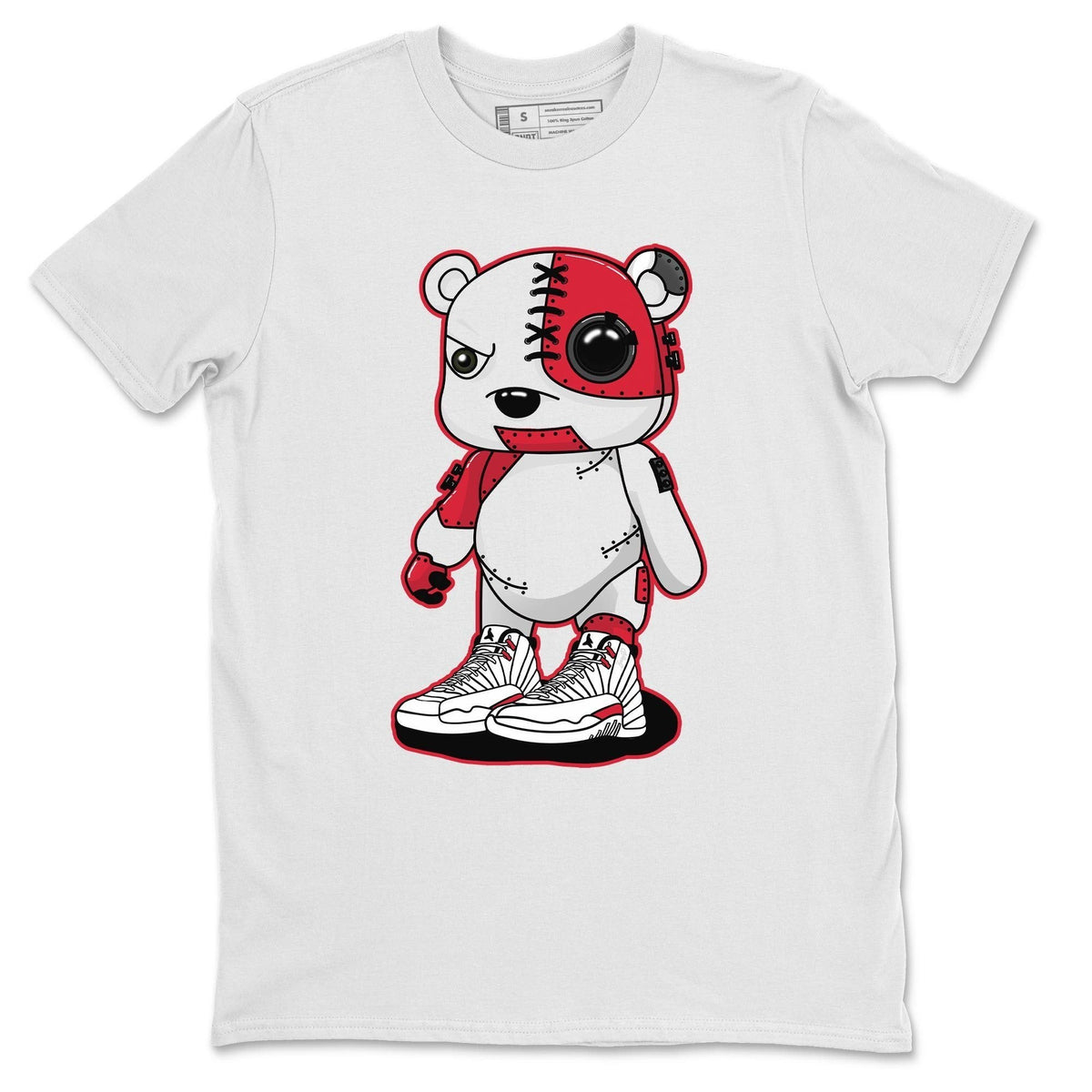 Jordan 12 Twist Shirt To Match Jordans Cyborg Bear Sneaker Tees Jordan 12 Twist Drip Gear Zone Sneaker Matching Clothing Unisex Shirts