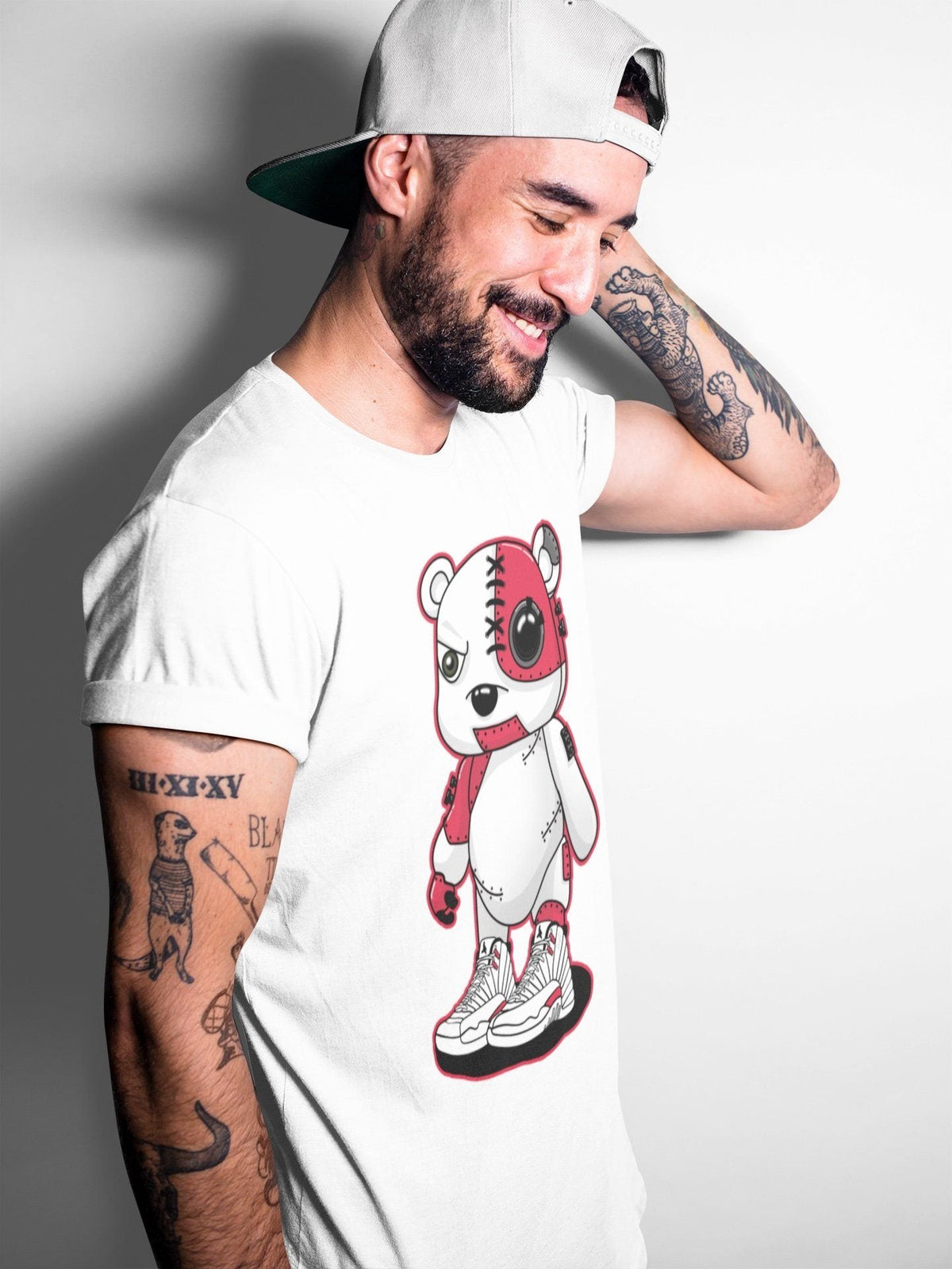 Jordan 12 Twist Shirt To Match Jordans Cyborg Bear Sneaker Tees Jordan 12 Twist Drip Gear Zone Sneaker Matching Clothing Unisex Shirts