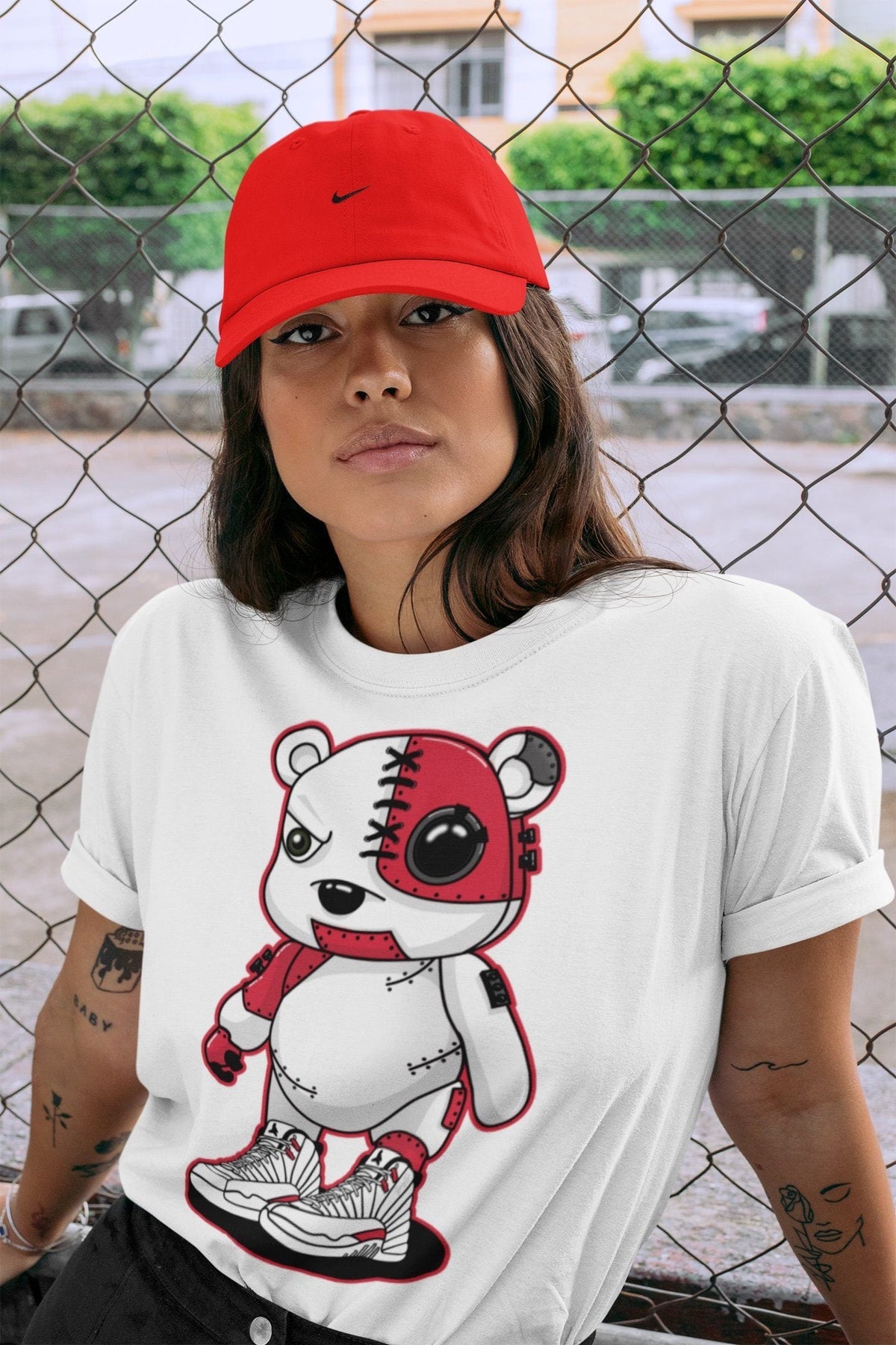 Jordan 12 Twist Shirt To Match Jordans Cyborg Bear Sneaker Tees Jordan 12 Twist Drip Gear Zone Sneaker Matching Clothing Unisex Shirts
