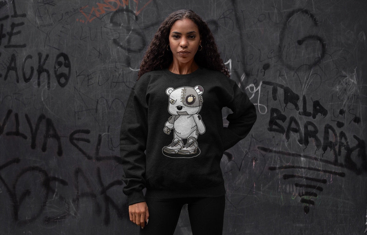Jordan 3 A Ma Maniere Shirt To Match Jordans Cyborg Bear Sneaker Tees Jordan 3 A Ma Maniere Drip Gear Zone Sneaker Matching Clothing Unisex Shirts