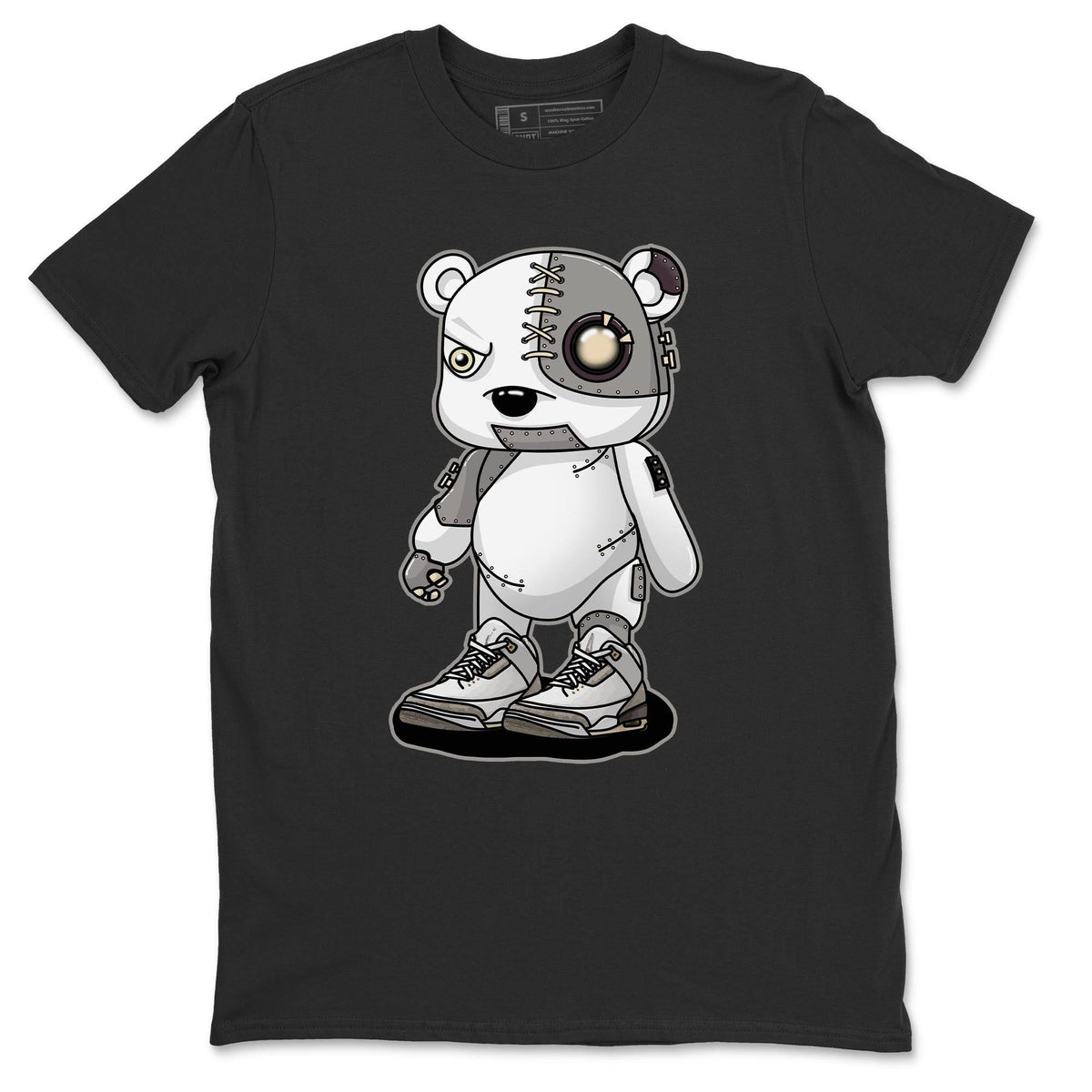 Jordan 3 A Ma Maniere Shirt To Match Jordans Cyborg Bear Sneaker Tees Jordan 3 A Ma Maniere Drip Gear Zone Sneaker Matching Clothing Unisex Shirts