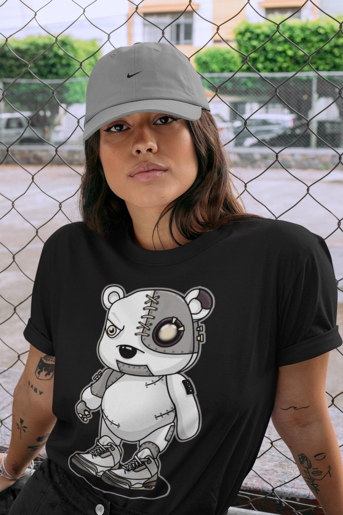 Jordan 3 A Ma Maniere Shirt To Match Jordans Cyborg Bear Sneaker Tees Jordan 3 A Ma Maniere Drip Gear Zone Sneaker Matching Clothing Unisex Shirts