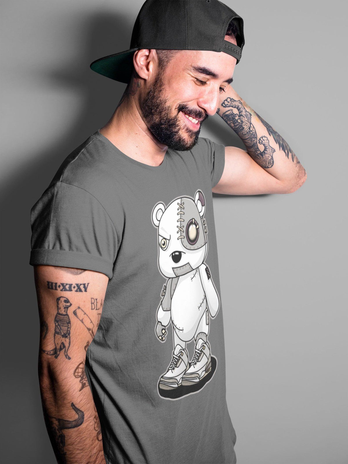 Jordan 3 A Ma Maniere Shirt To Match Jordans Cyborg Bear Sneaker Tees Jordan 3 A Ma Maniere Drip Gear Zone Sneaker Matching Clothing Unisex Shirts