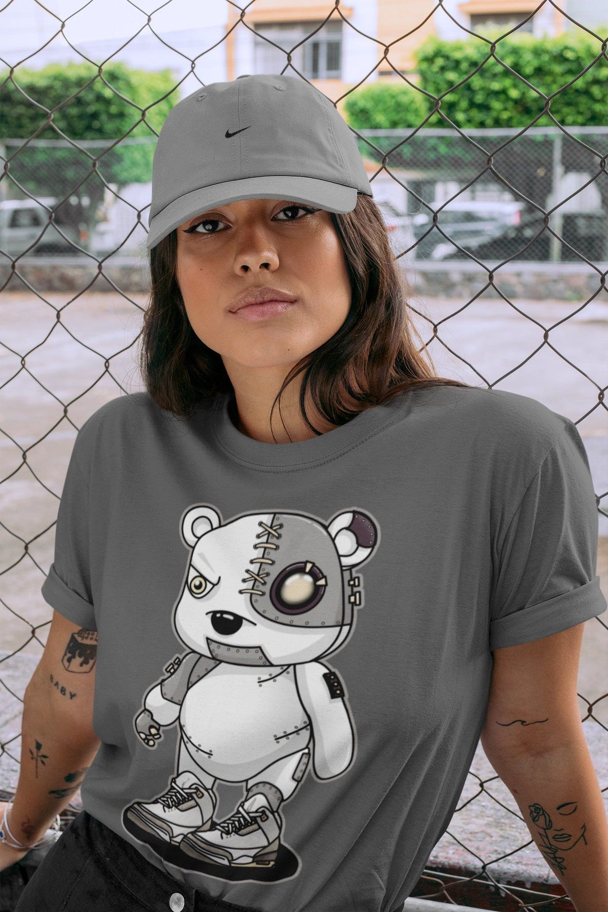 Jordan 3 A Ma Maniere Shirt To Match Jordans Cyborg Bear Sneaker Tees Jordan 3 A Ma Maniere Drip Gear Zone Sneaker Matching Clothing Unisex Shirts
