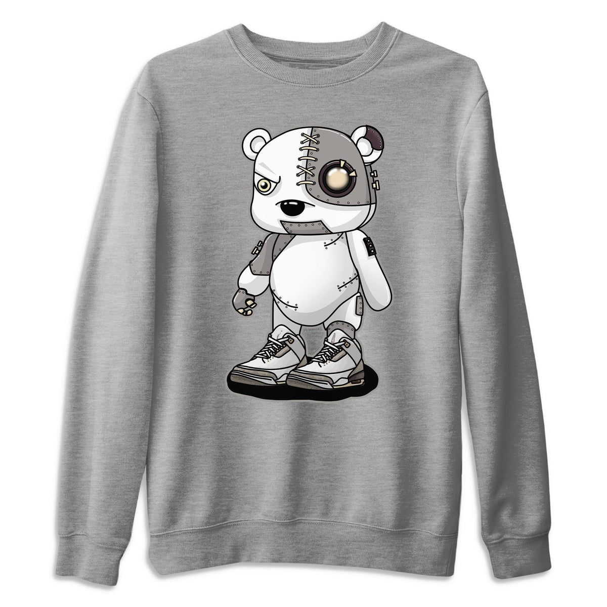 Jordan 3 A Ma Maniere Shirt To Match Jordans Cyborg Bear Sneaker Tees Jordan 3 A Ma Maniere Drip Gear Zone Sneaker Matching Clothing Unisex Shirts