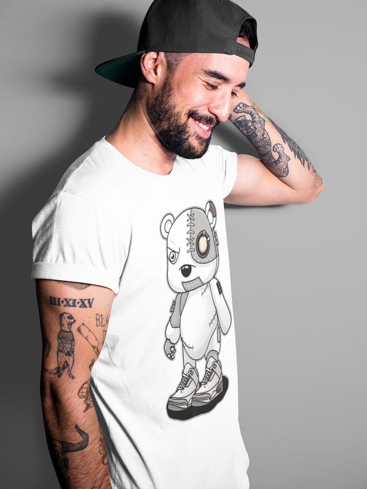 Jordan 3 A Ma Maniere Shirt To Match Jordans Cyborg Bear Sneaker Tees Jordan 3 A Ma Maniere Drip Gear Zone Sneaker Matching Clothing Unisex Shirts