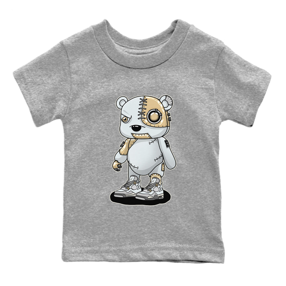 Jordan 4 Craft Sneaker Matching T-Shirt Cyborg Bear Sneaker Tees Jordan 4 Craft Sneaker Release Tees Kids Shirts