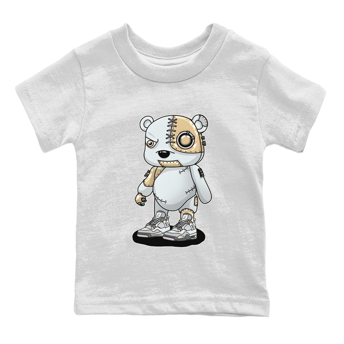 Jordan 4 Craft Sneaker Matching T-Shirt Cyborg Bear Sneaker Tees Jordan 4 Craft Sneaker Release Tees Kids Shirts