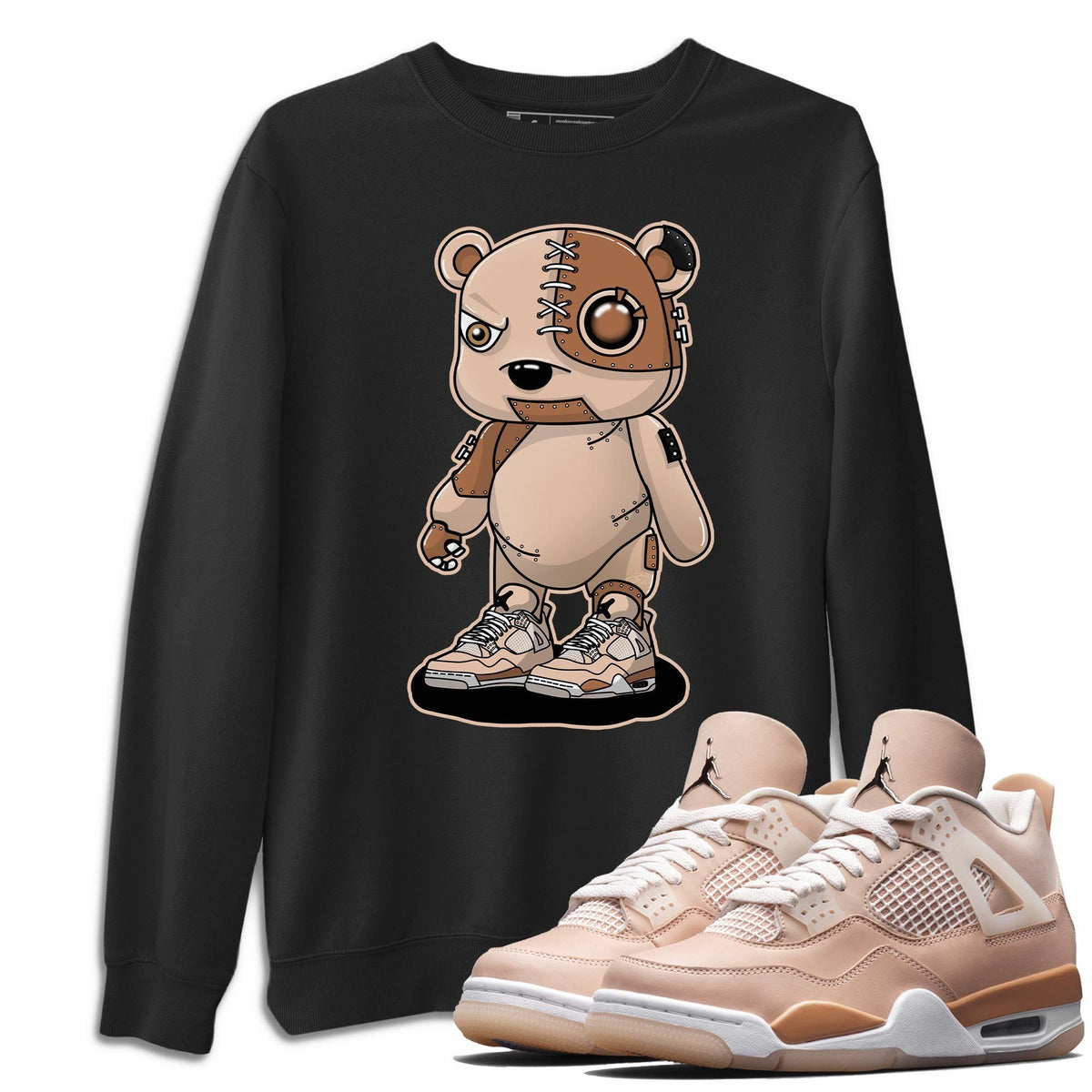 Jordan 4 Shimmer Shirt To Match Jordans Cyborg Bear Sneaker Tees Jordan 4 Shimmer Drip Gear Zone Sneaker Matching Clothing Unisex Shirts