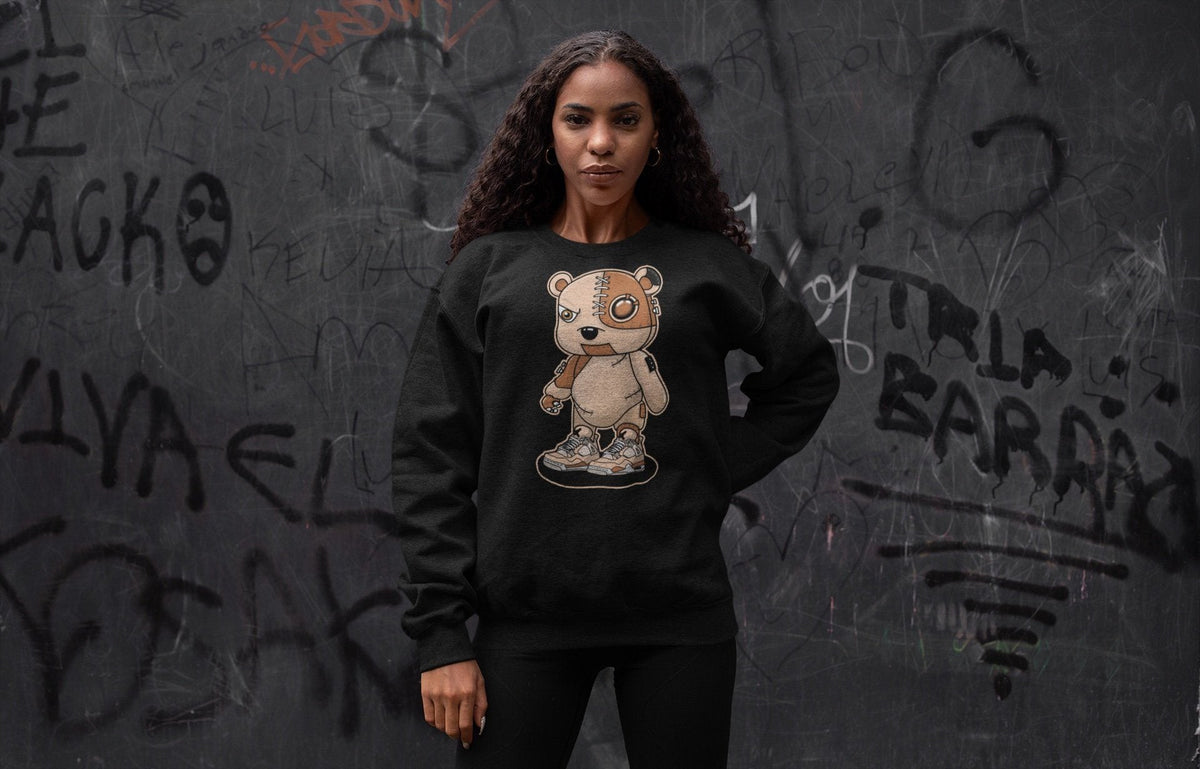 Jordan 4 Shimmer Shirt To Match Jordans Cyborg Bear Sneaker Tees Jordan 4 Shimmer Drip Gear Zone Sneaker Matching Clothing Unisex Shirts