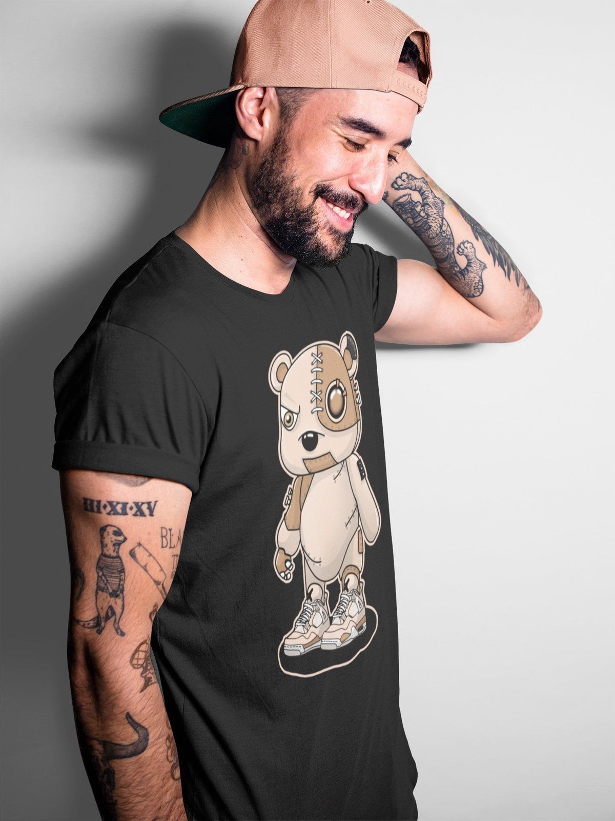 Jordan 4 Shimmer Shirt To Match Jordans Cyborg Bear Sneaker Tees Jordan 4 Shimmer Drip Gear Zone Sneaker Matching Clothing Unisex Shirts