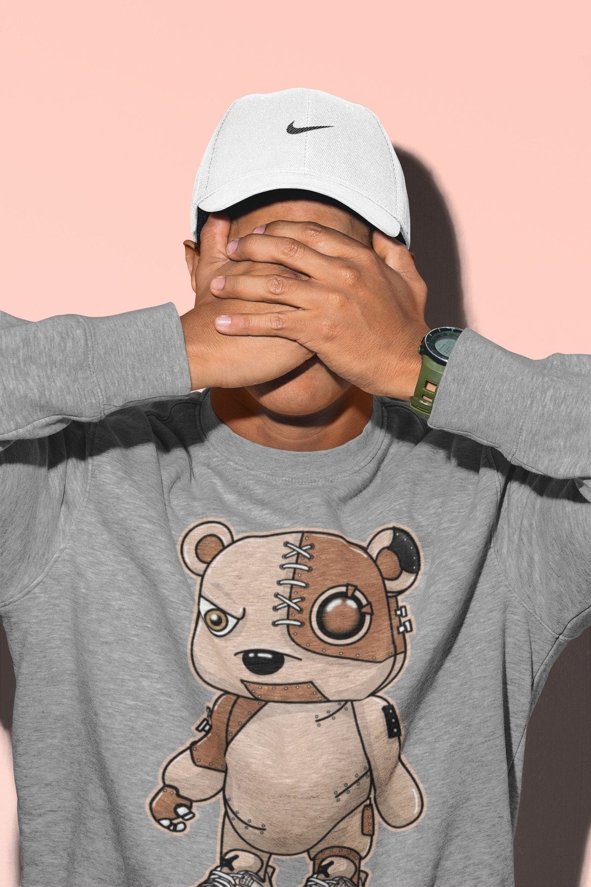 Jordan 4 Shimmer Shirt To Match Jordans Cyborg Bear Sneaker Tees Jordan 4 Shimmer Drip Gear Zone Sneaker Matching Clothing Unisex Shirts