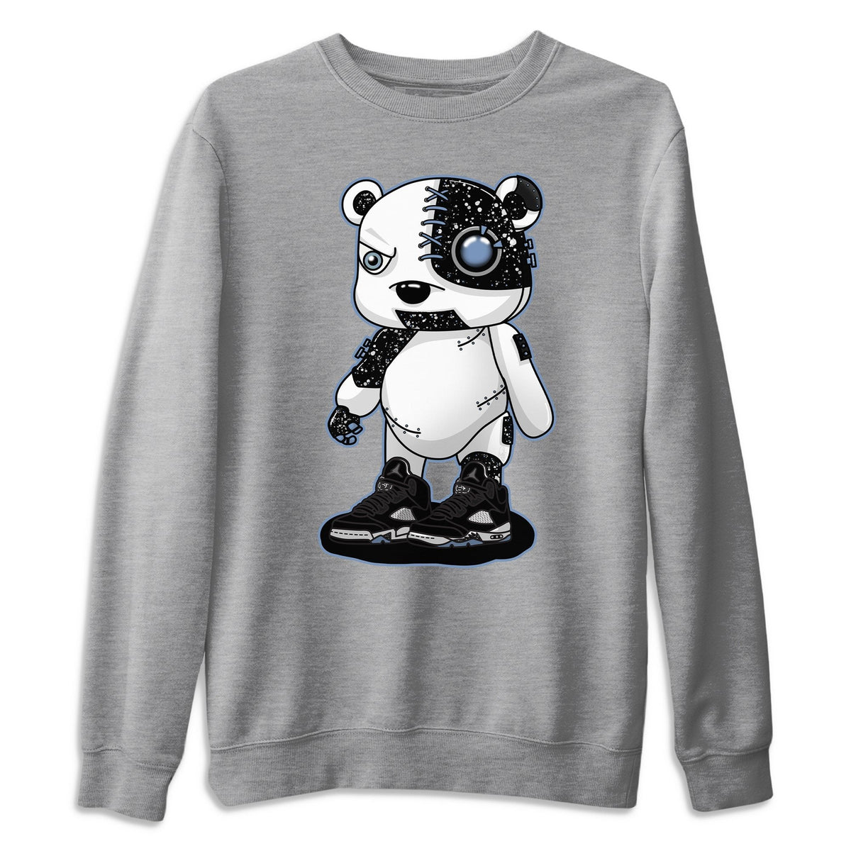 Jordan 5 Moonlight Shirt To Match Jordans Cyborg Bear Sneaker Tees Jordan 5 Moonlight Drip Gear Zone Sneaker Matching Clothing Unisex Shirts