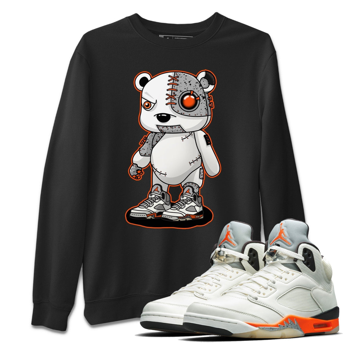 Jordan 5 Shattered Backboard Shirt To Match Jordans Cyborg Bear Sneaker Tees Jordan 5 Shattered Backboard Drip Gear Zone Sneaker Matching Clothing Unisex Shirts