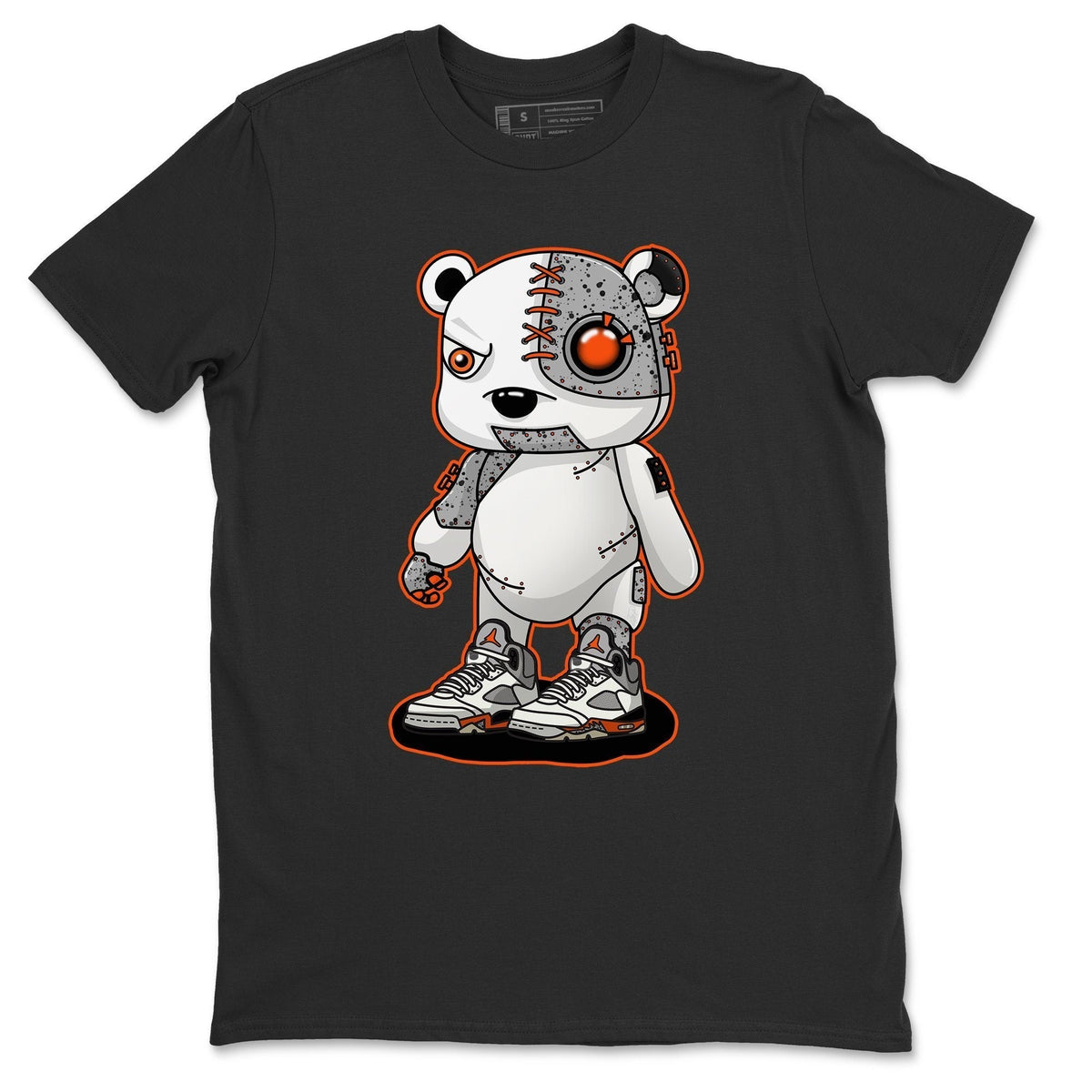 Jordan 5 Shattered Backboard Shirt To Match Jordans Cyborg Bear Sneaker Tees Jordan 5 Shattered Backboard Drip Gear Zone Sneaker Matching Clothing Unisex Shirts