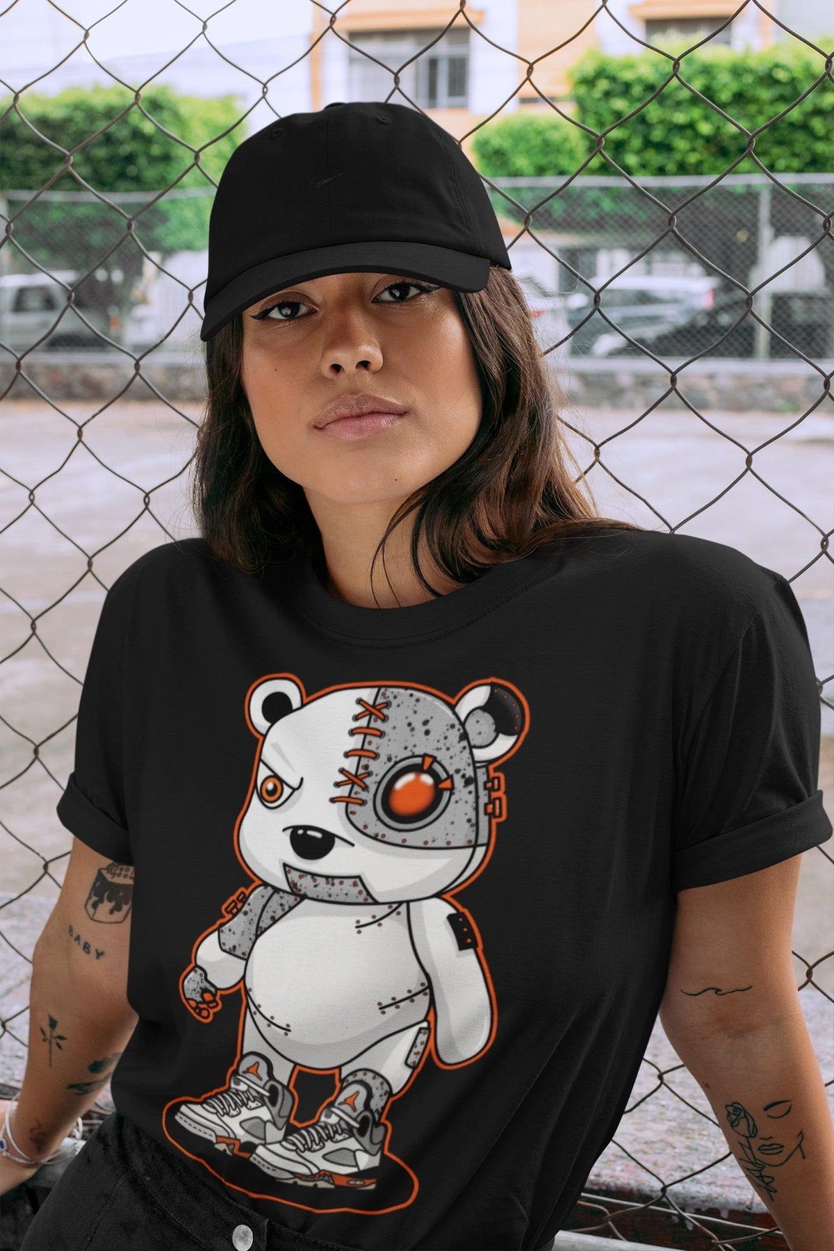 Jordan 5 Shattered Backboard Shirt To Match Jordans Cyborg Bear Sneaker Tees Jordan 5 Shattered Backboard Drip Gear Zone Sneaker Matching Clothing Unisex Shirts