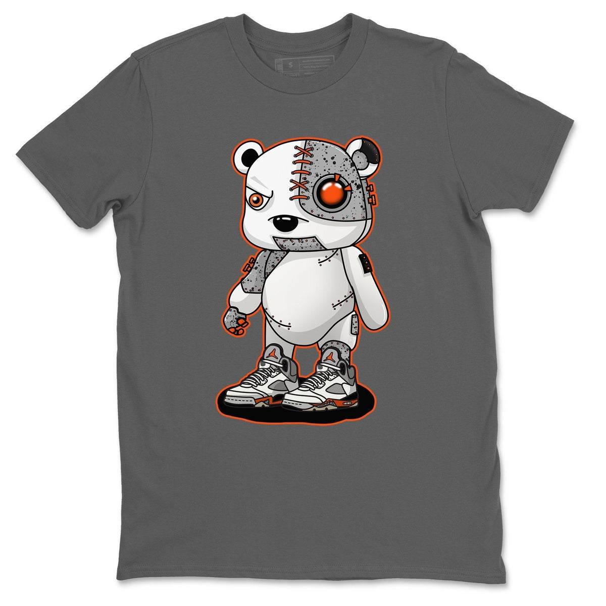 Jordan 5 Shattered Backboard Shirt To Match Jordans Cyborg Bear Sneaker Tees Jordan 5 Shattered Backboard Drip Gear Zone Sneaker Matching Clothing Unisex Shirts