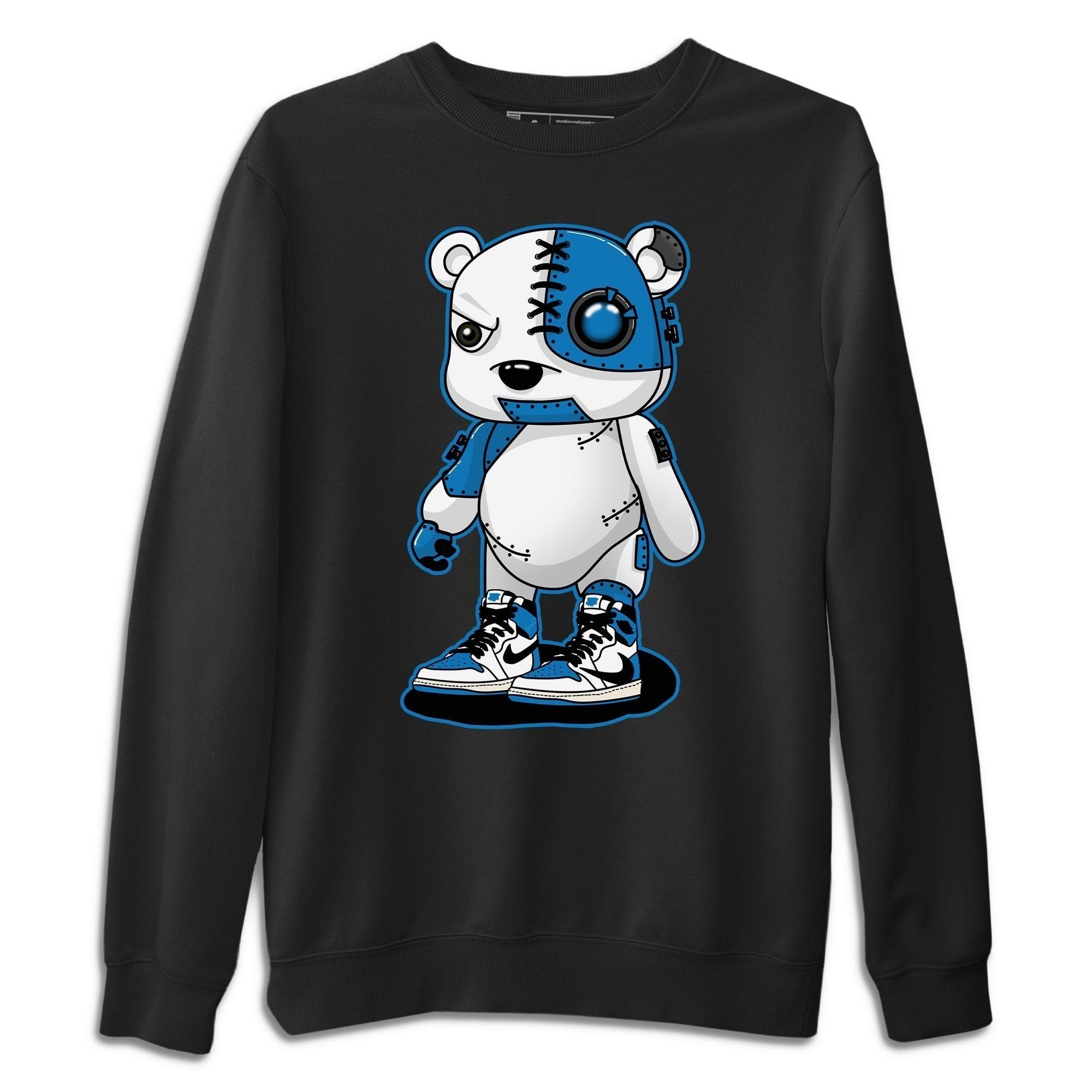 Jordan 1 Travis Scott Fragment Shirt To Match Jordans Cyborg Bear Sneaker Tees Jordan 1 Travis Scott Fragment Drip Gear Zone Sneaker Matching Clothing Unisex Shirts
