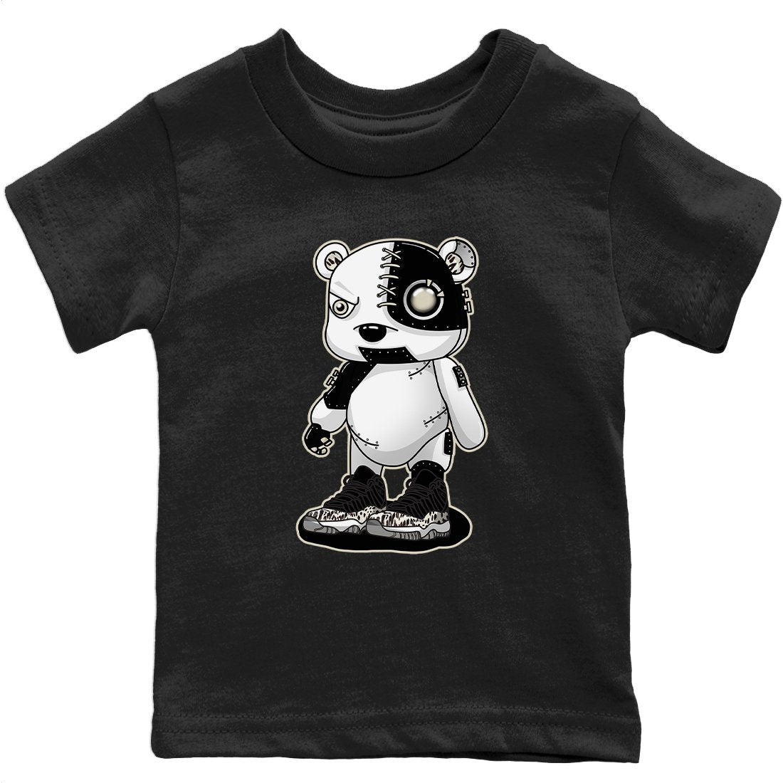 Jordan 11 Animal Instinct Sneaker Matching T-Shirt Cyborg Bear Sneaker Tees Jordan 11 Animal Instinct Sneaker Release Tees Kids Shirts