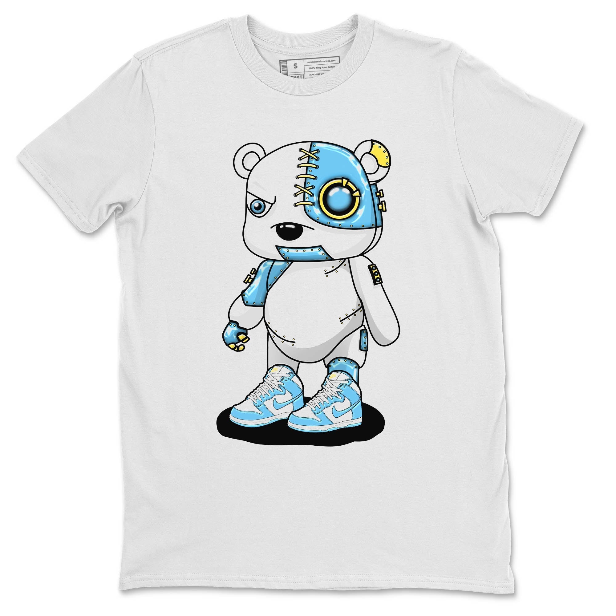 Nike Dunk High Blue Chill Shirt To Match Jordans Cyborg Bear Sneaker Tees Nike Dunk High Blue Chill Drip Gear Zone Sneaker Matching Clothing Unisex Shirts