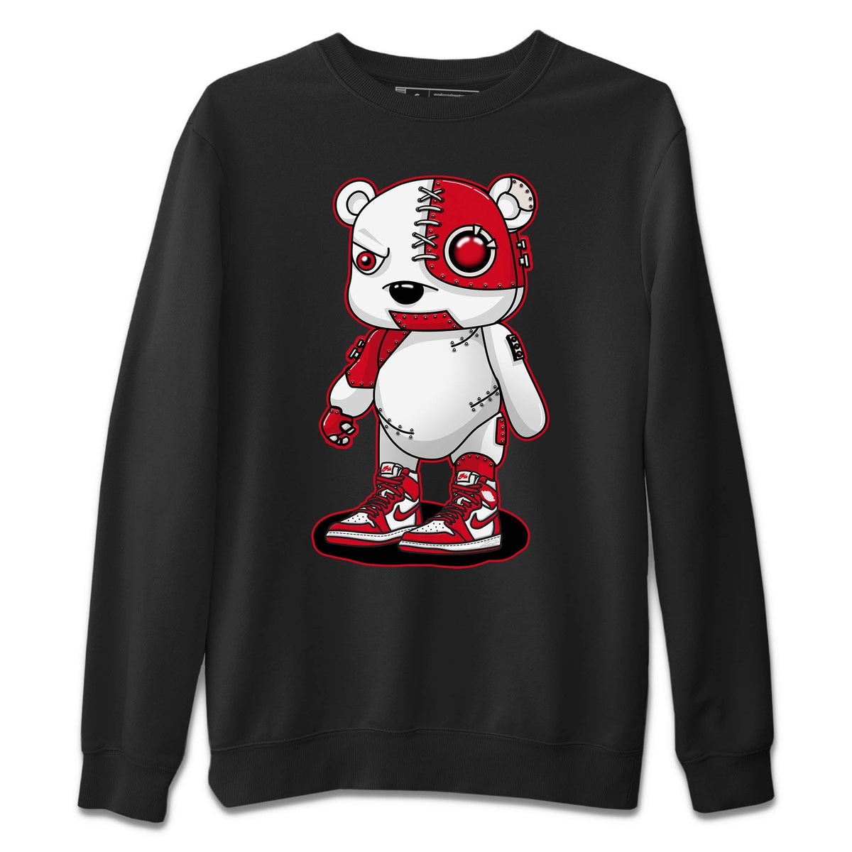 Jordan 1 Newstalgia Sneaker Matching T-Shirt Cyborg Bear Sneaker Tees Jordan 1 Newstalgia Sneaker Release Tees Crew Neck Tees